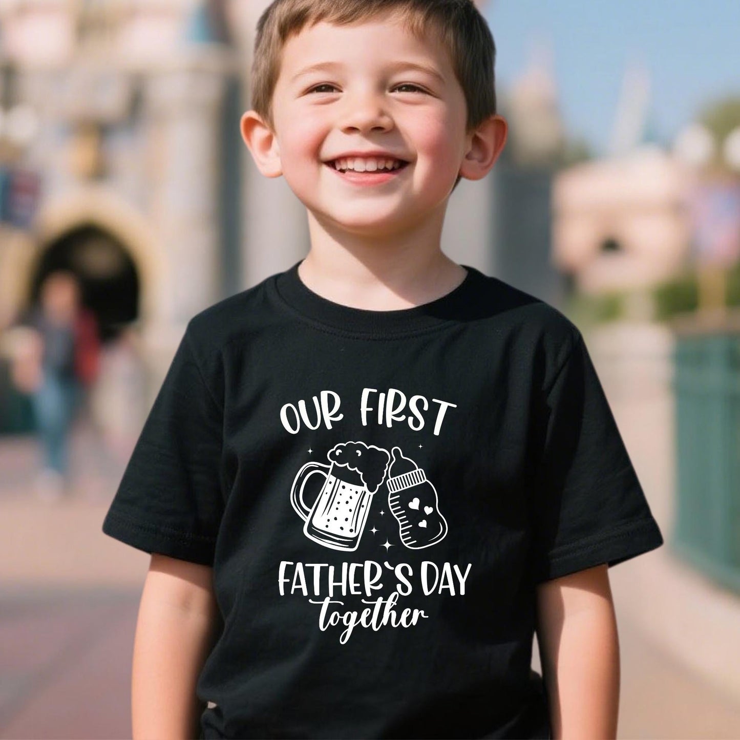 Our First Father's Day Together Shirt, Father's Day T-shirt, Our First Father's Day Together Gift, New Father Gift, Father's Day Baby Gift