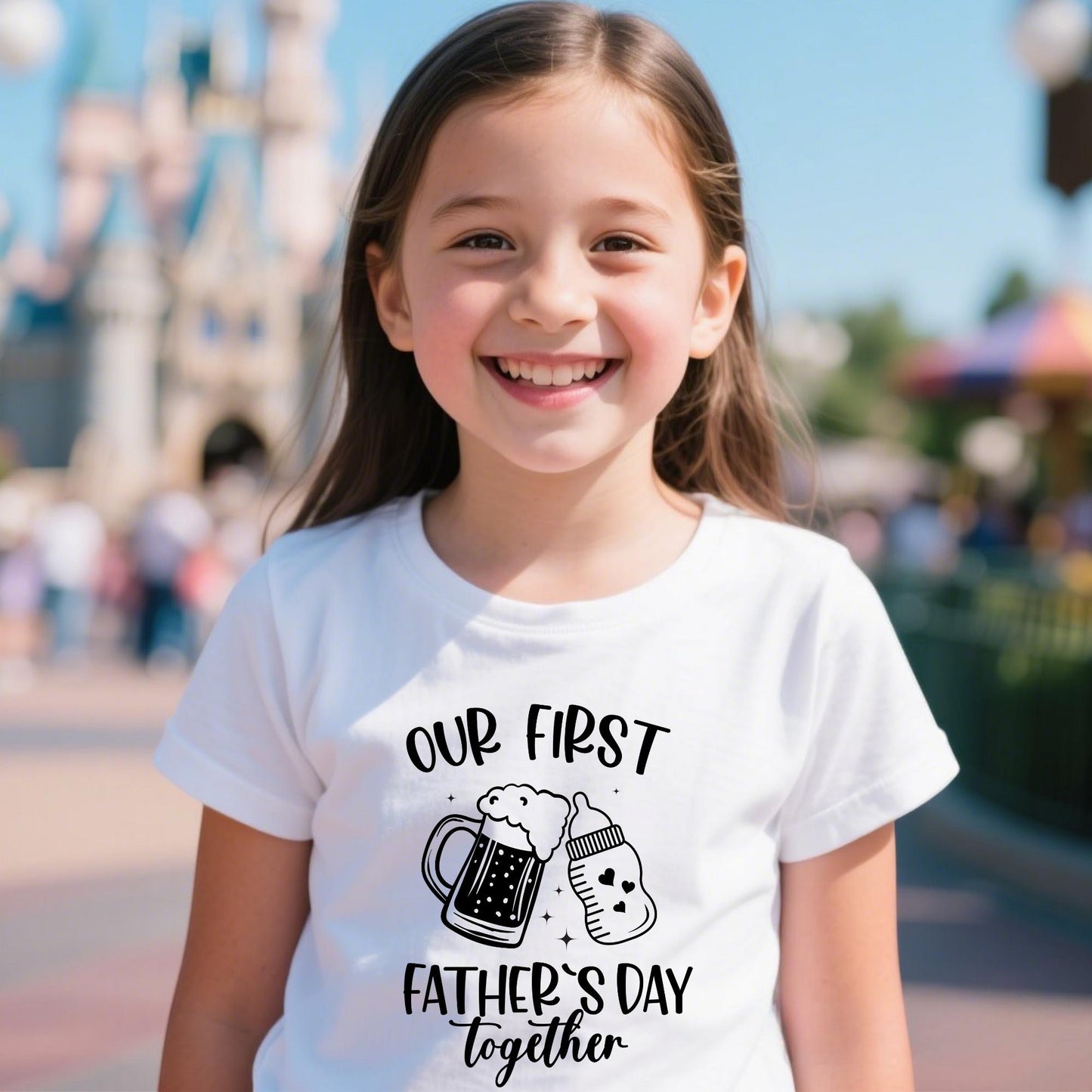 Our First Father's Day Together Shirt, Father's Day T-shirt, Our First Father's Day Together Gift, New Father Gift, Father's Day Baby Gift