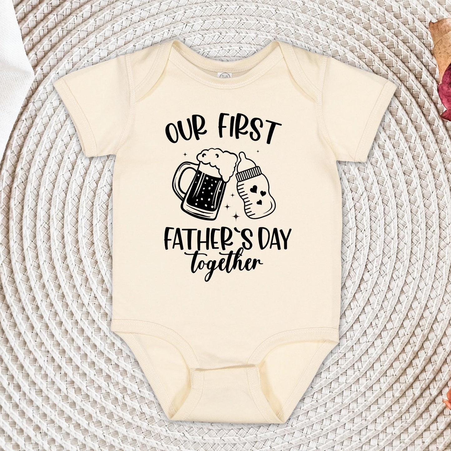 Our First Father's Day Together Shirt, Father's Day T-shirt, Our First Father's Day Together Gift, New Father Gift, Father's Day Baby Gift