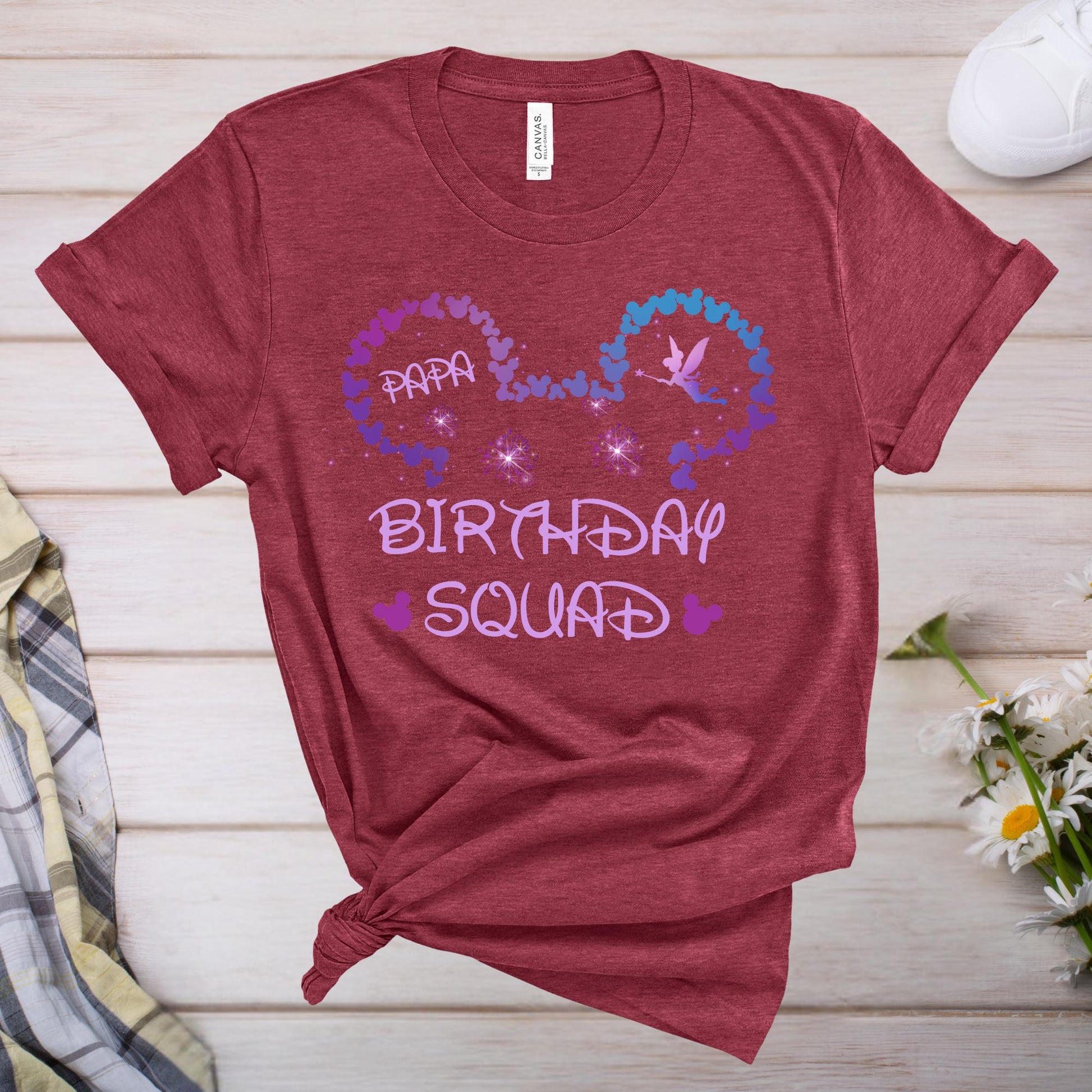 Custom Disney Family Birthday Squad Shirt, Disney Birthday Girl Shirt, Disney Birthday Boy Shirt, Disney Trip Shirt, Mickey Minnie Shirt