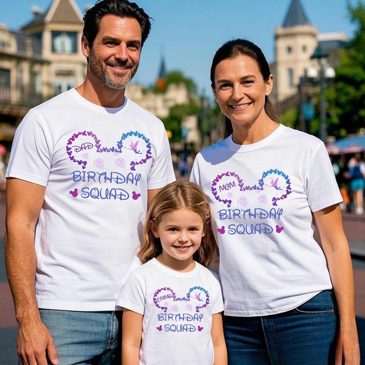 Custom Disney Family Birthday Squad Shirt, Disney Birthday Girl Shirt, Disney Birthday Boy Shirt, Disney Trip Shirt, Mickey Minnie Shirt