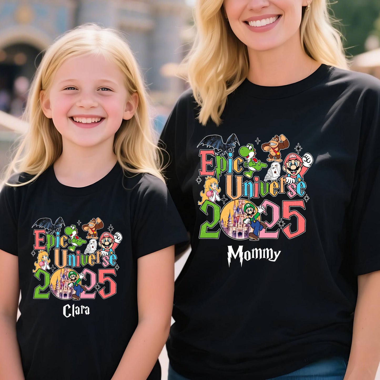 Personalized Epic Universe Family Shirts: Custom Matching Vacation Tees
