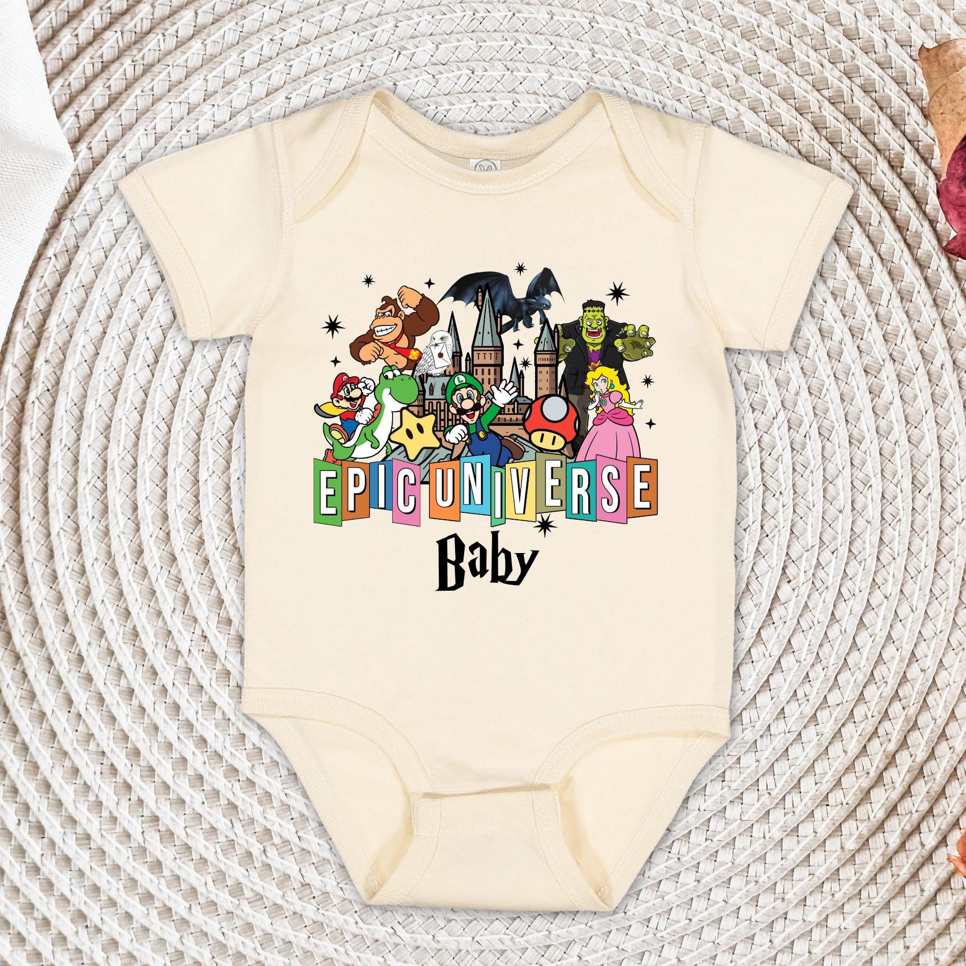 Personalized Super Mario Epic Universe Shirt, Mario Luigi Princess Peach Epic Trip 2025, Epic Universe Family Matching, Custom Epic Shirt