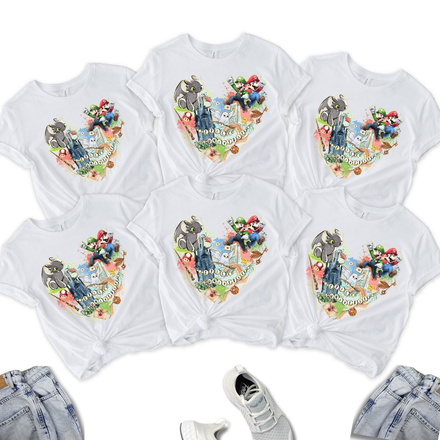 Heart Epic Universe Shirt, Family Universe Park Trip Shirt, Family Universe Park Trip 2025 Shirt, Orlando Park Epic Universe Shirts