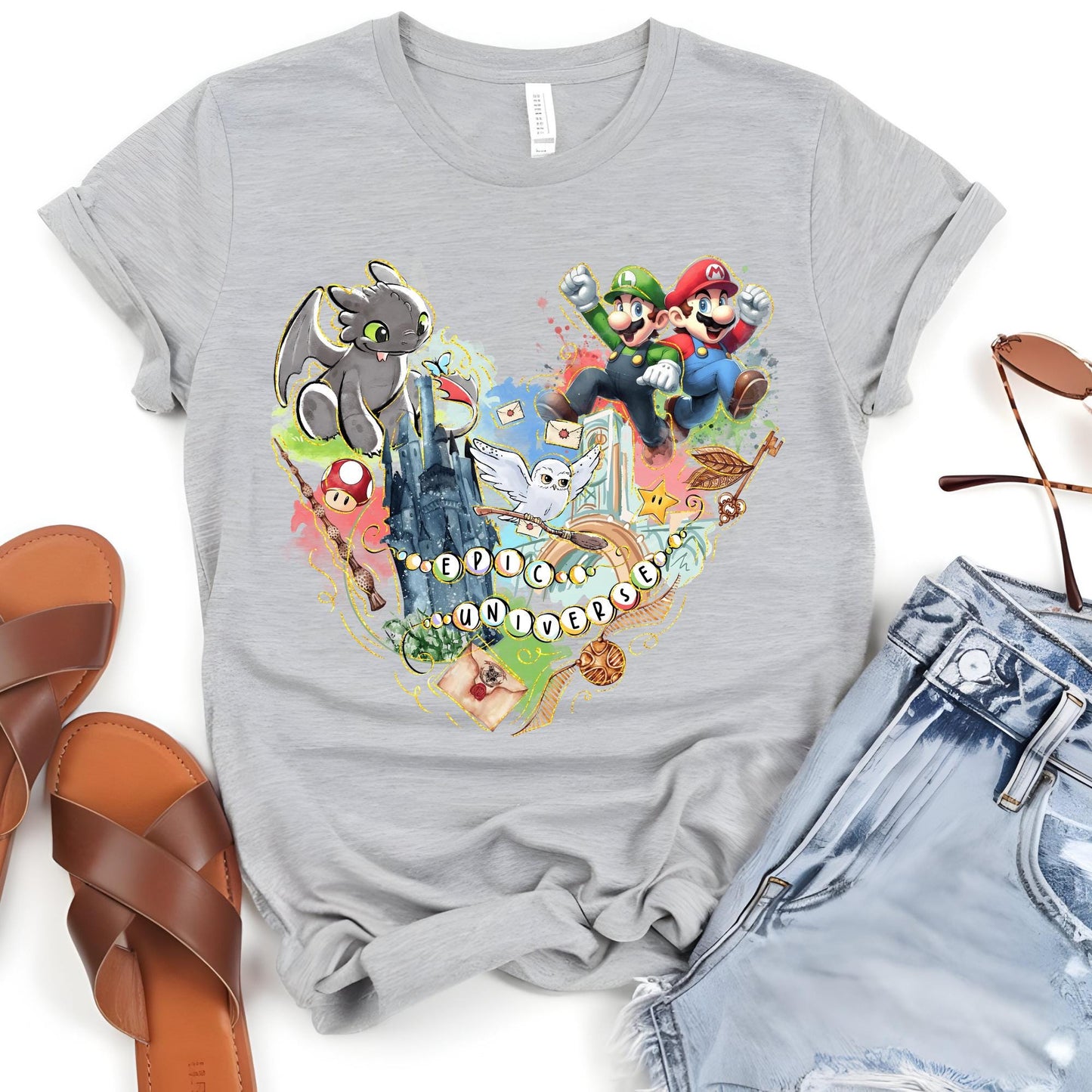 Heart Epic Universe Shirt, Family Universe Park Trip Shirt, Family Universe Park Trip 2025 Shirt, Orlando Park Epic Universe Shirts