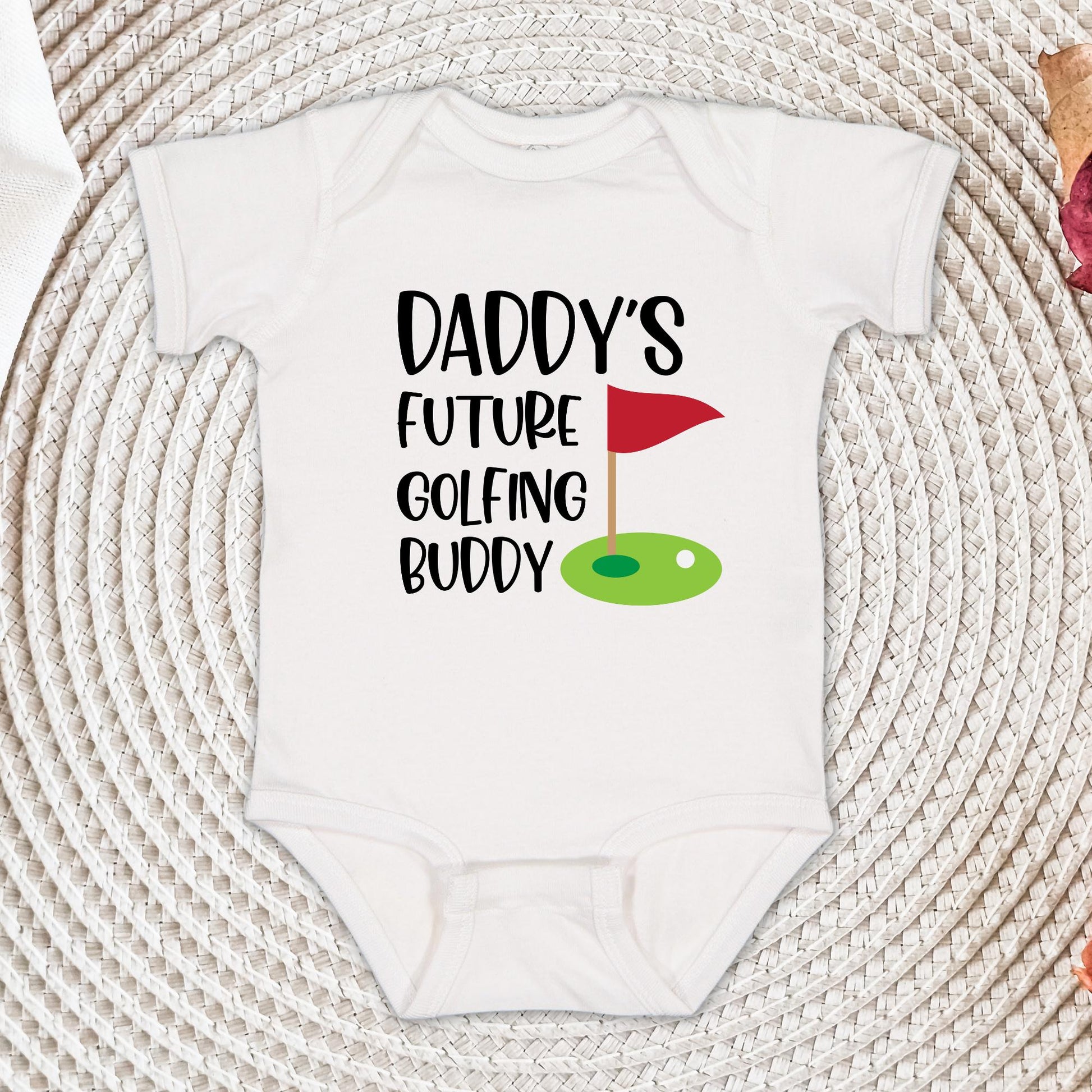Daddy's Future Golfing Buddy Bodysuit, Baby Shower Gift, Baby Outfit, Baby Boy Onesie®, Toddler Outfit, Golfing Graphic Tee Fathers Day Gift