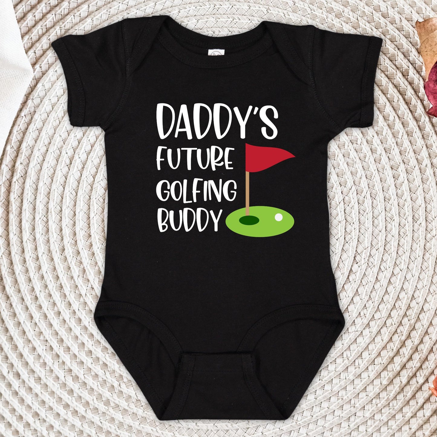 Daddy's Future Golfing Buddy Bodysuit, Baby Shower Gift, Baby Outfit, Baby Boy Onesie®, Toddler Outfit, Golfing Graphic Tee Fathers Day Gift