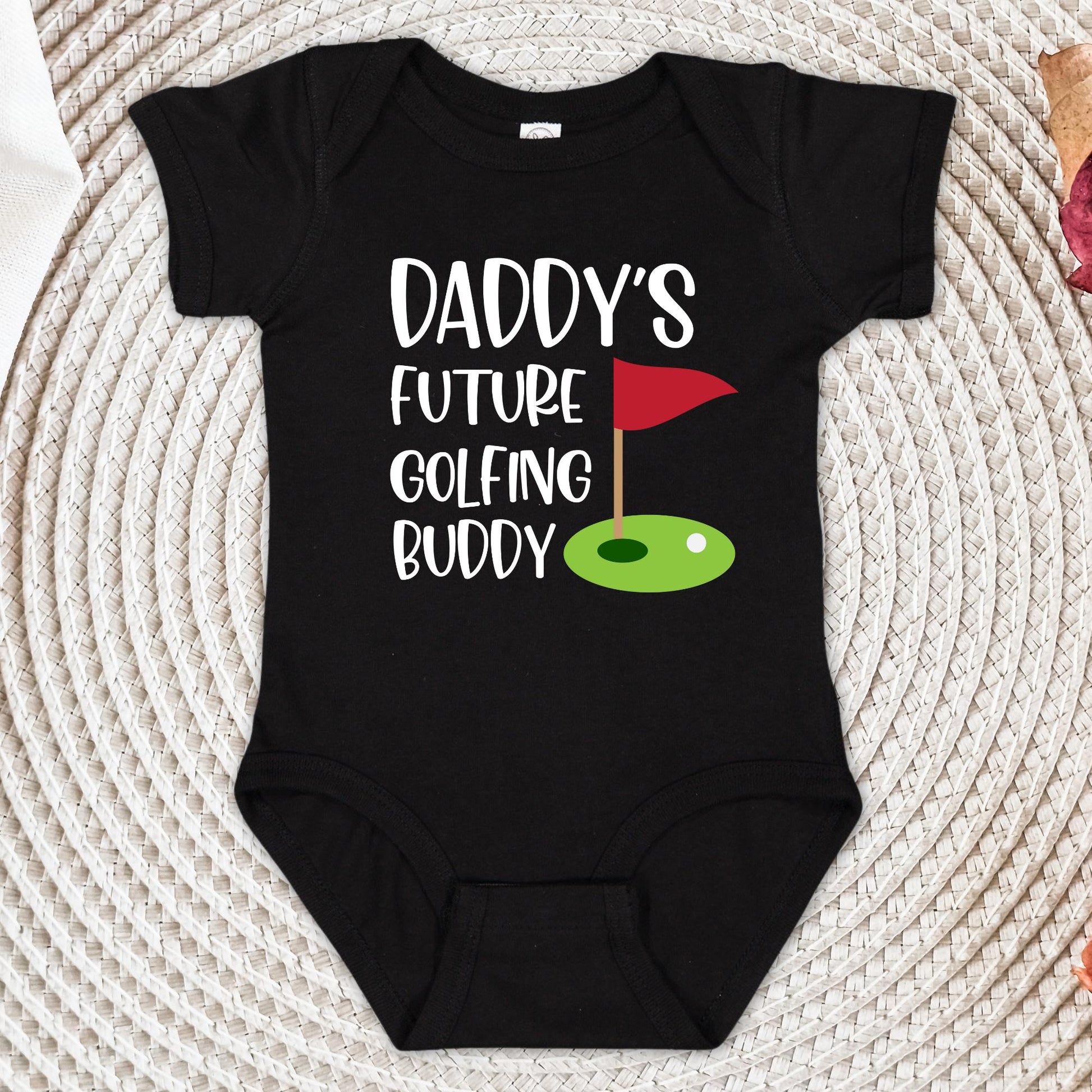 Daddy's Future Golfing Buddy Bodysuit, Baby Shower Gift, Baby Outfit, Baby Boy Onesie®, Toddler Outfit, Golfing Graphic Tee Fathers Day Gift