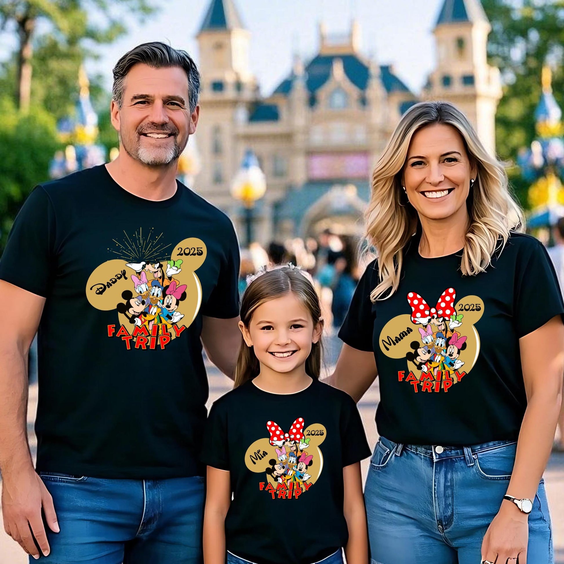 Custom Disney Trip Shirts, Disneyworld Shirts, Disney Trip, Disney Vacation T-shirt, Disney Couple Shirt, Disney Family Matching Shirts