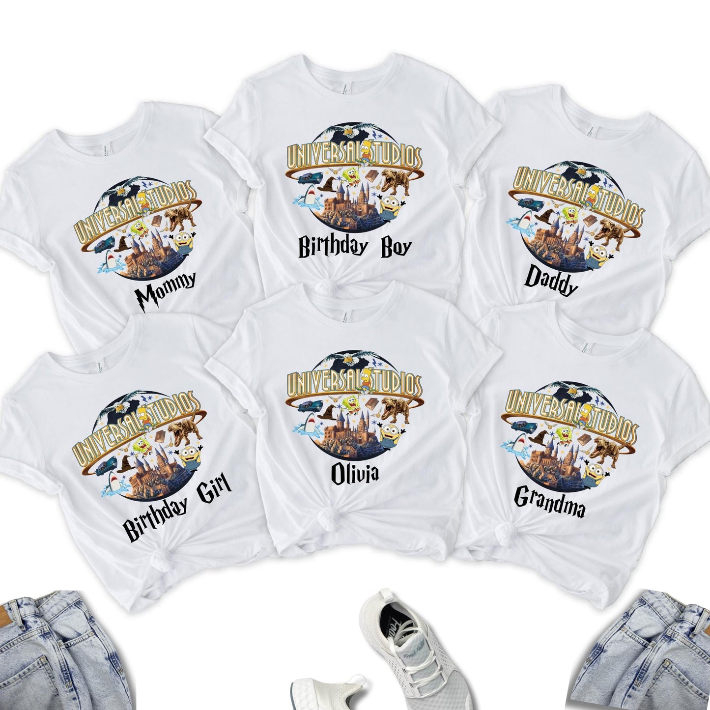 Universal Studios Family Matching 2025 Shirt, Custom Universal Family Vacation Shirts, Personalized Universal Studios Tee, Disney Trip Shirt