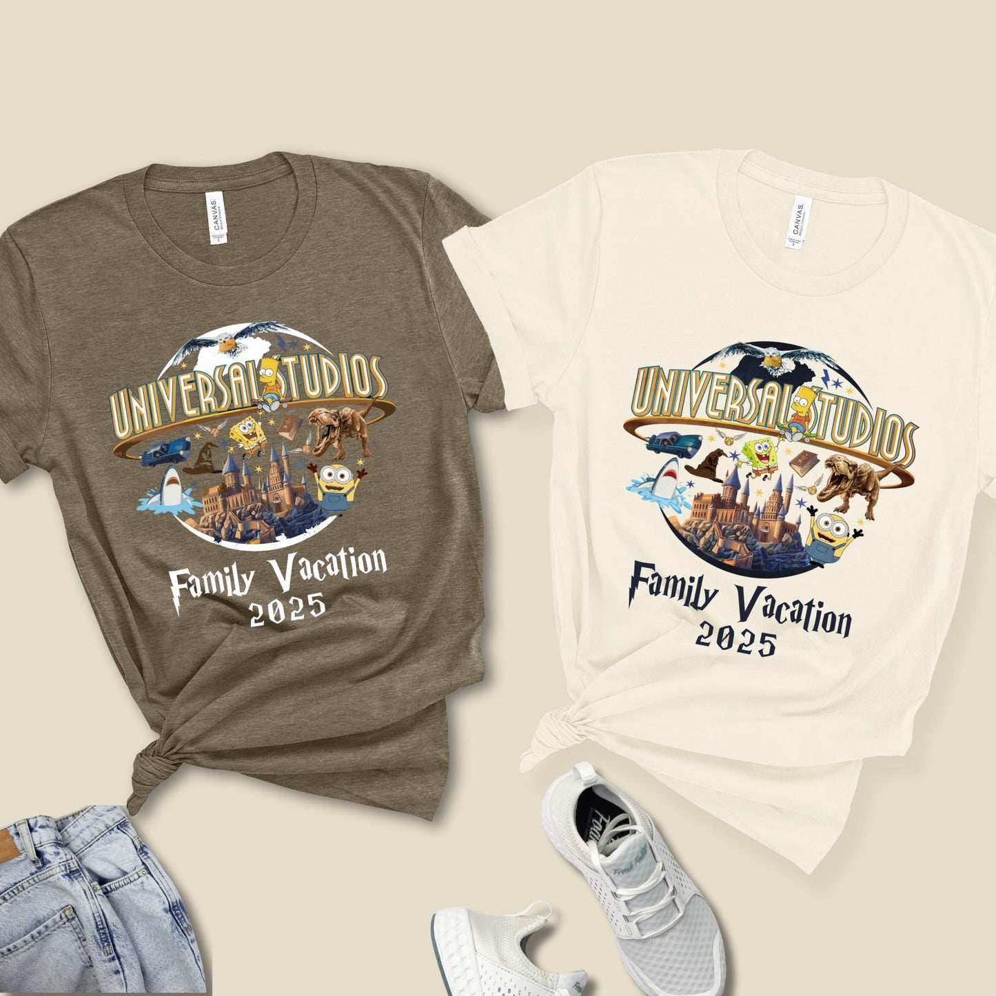 Universal Studios Family Matching 2025 Shirt, Custom Universal Family Vacation Shirts, Personalized Universal Studios Tee, Disney Trip Shirt