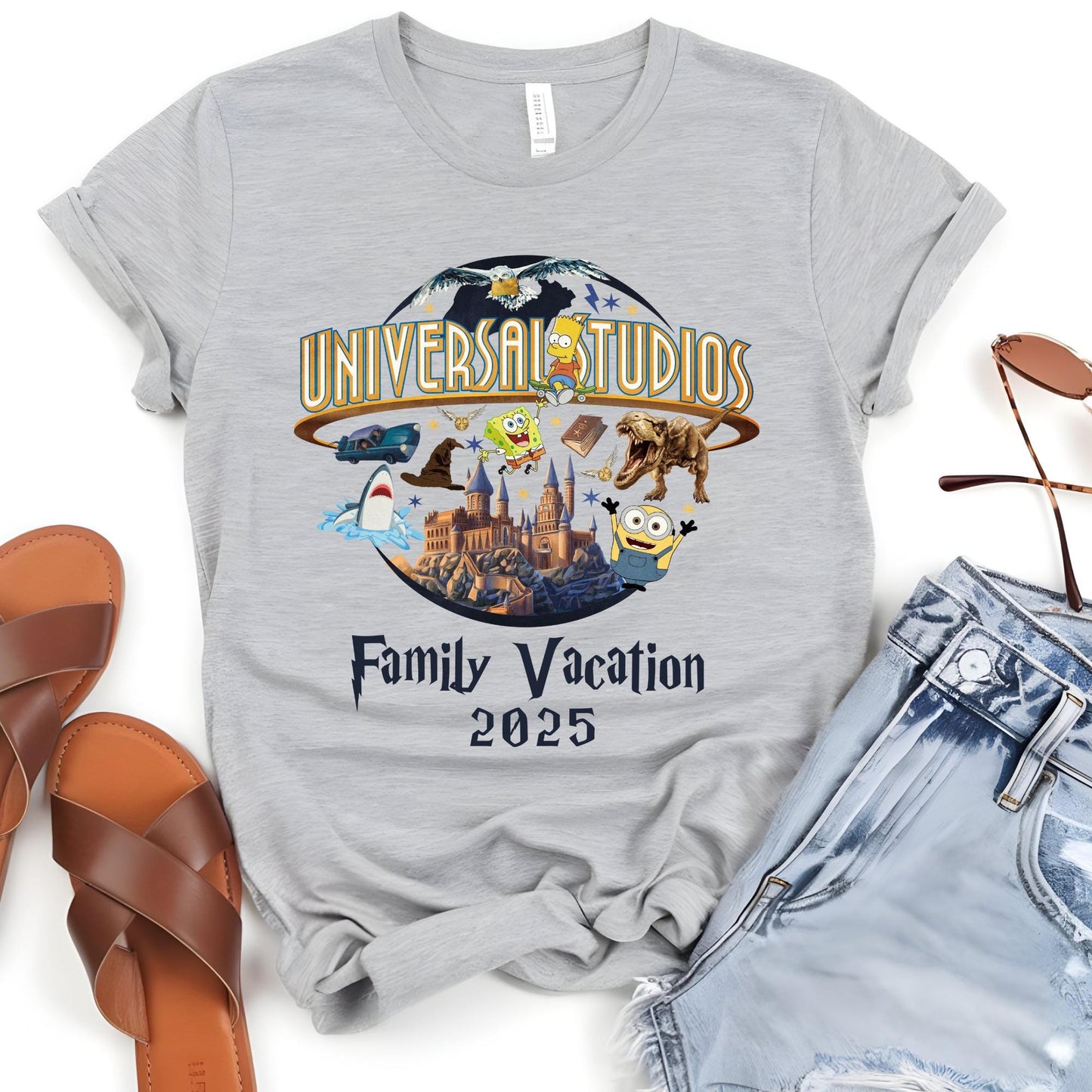 Universal Studios Family Matching 2025 Shirt, Custom Universal Family Vacation Shirts, Personalized Universal Studios Tee, Disney Trip Shirt