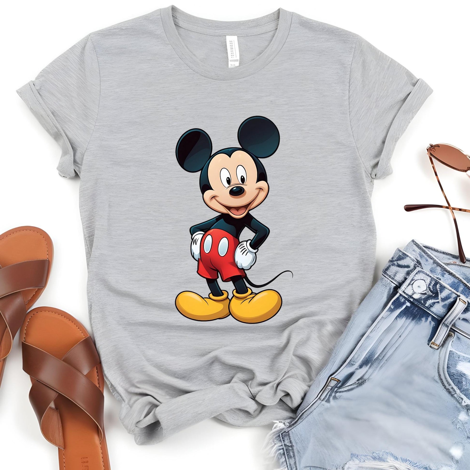 Disney Mickey Mouse Vintage Portrait Shirt, Mickey Classic Pose Shirt Disneyland Trip Shirt