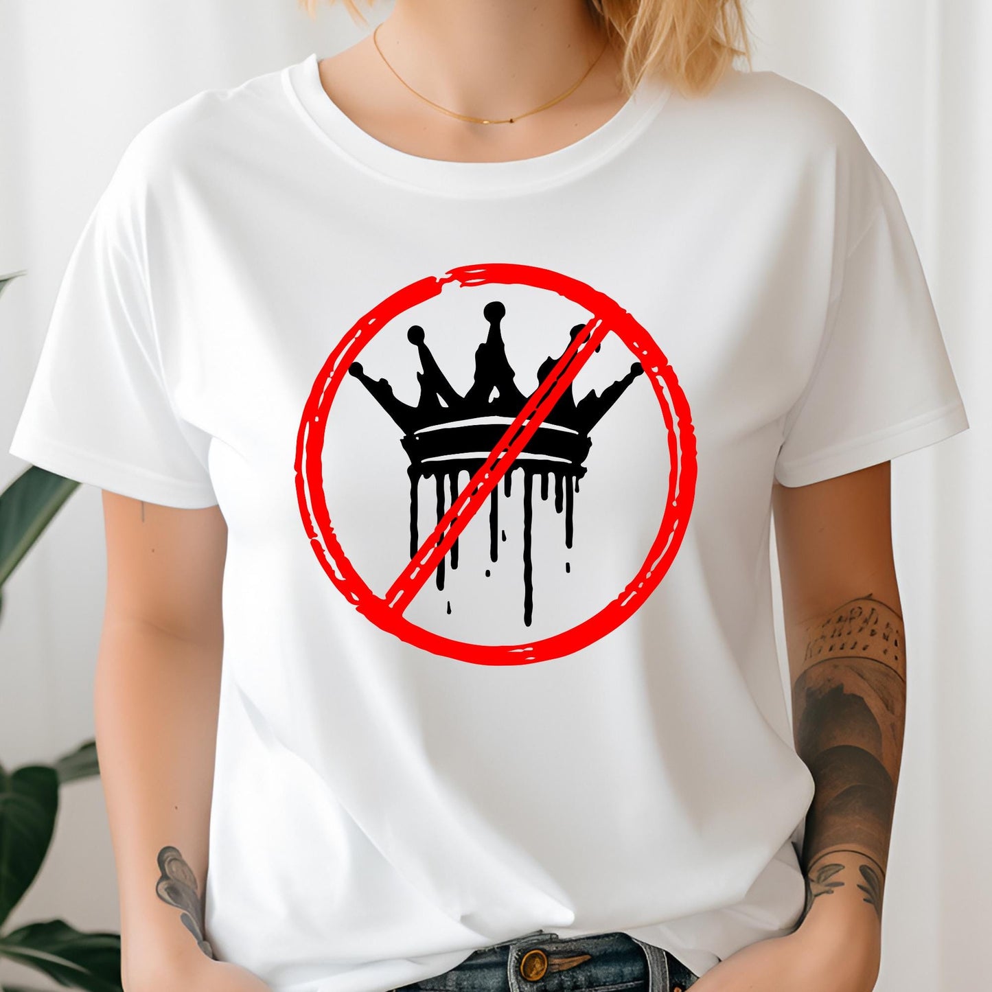 No Kings USA Shirt: Pro-Democracy Feminist Tee