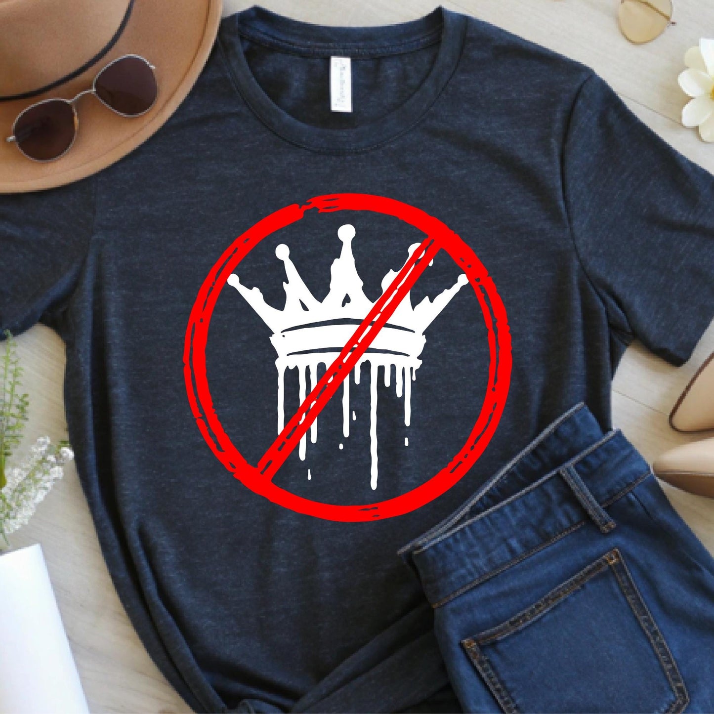 No Kings USA Shirt: Pro-Democracy Feminist Tee