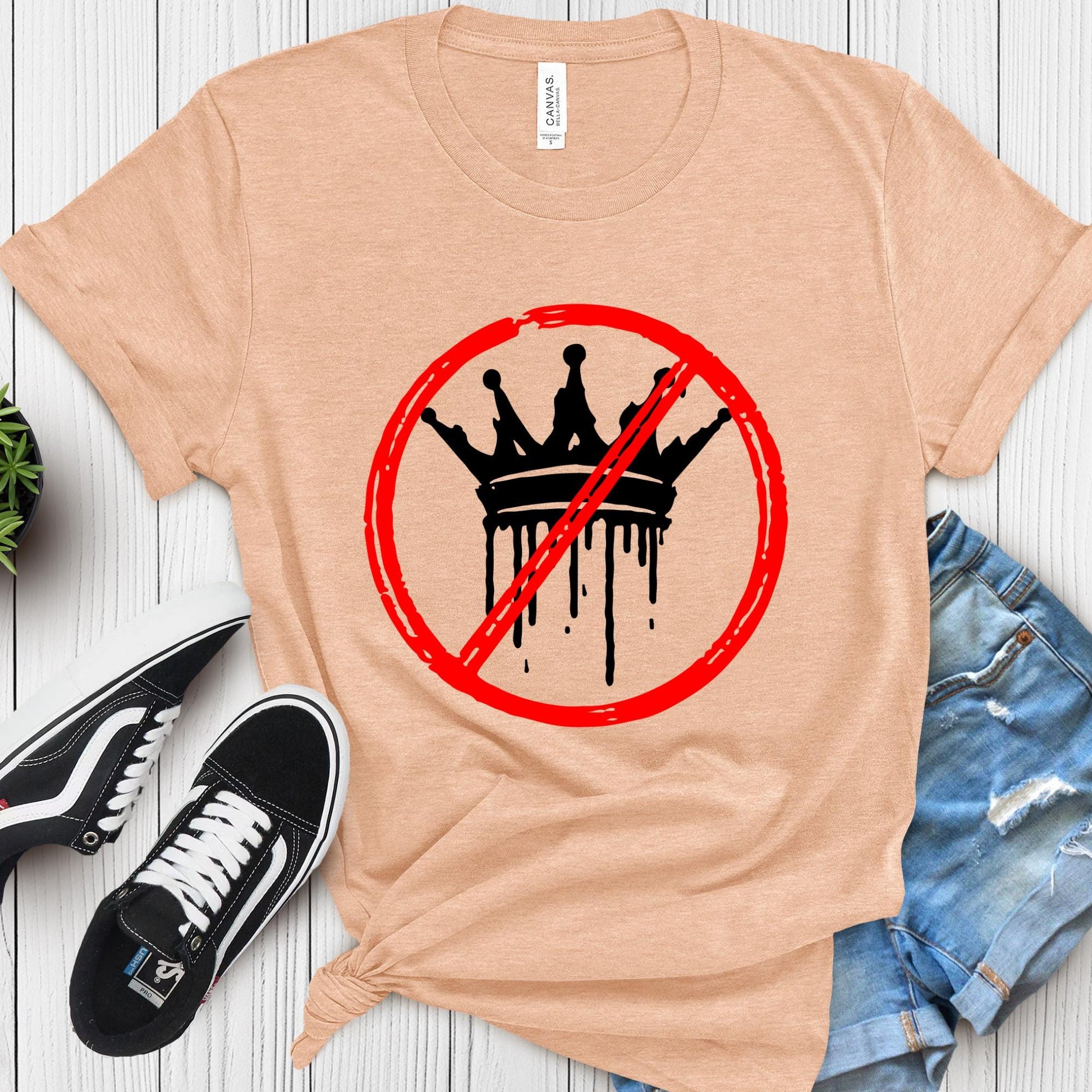 No Kings USA Shirt: Pro-Democracy Feminist Tee