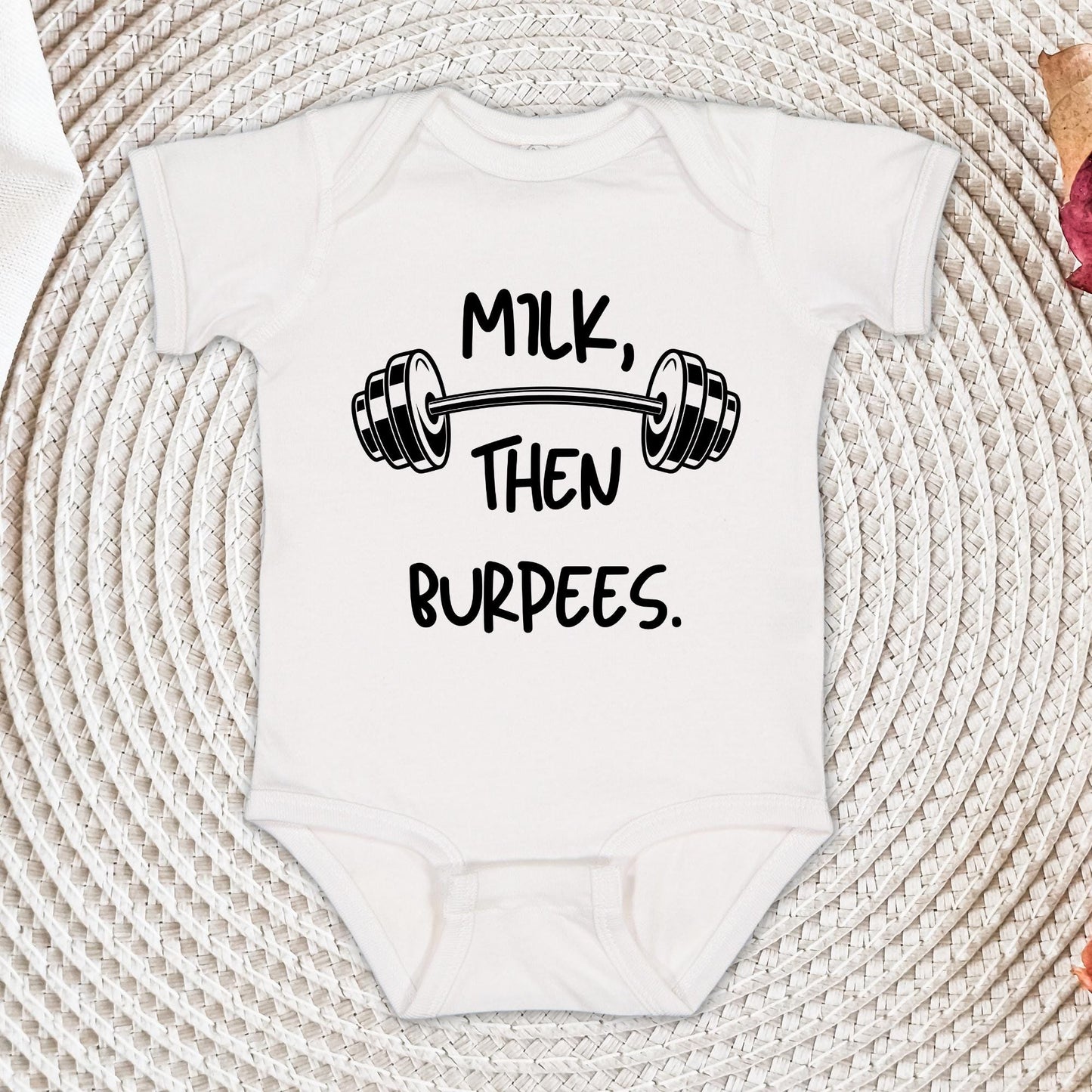 Funny Baby Bodysuit: Crossfit Gym Gift for New Parents