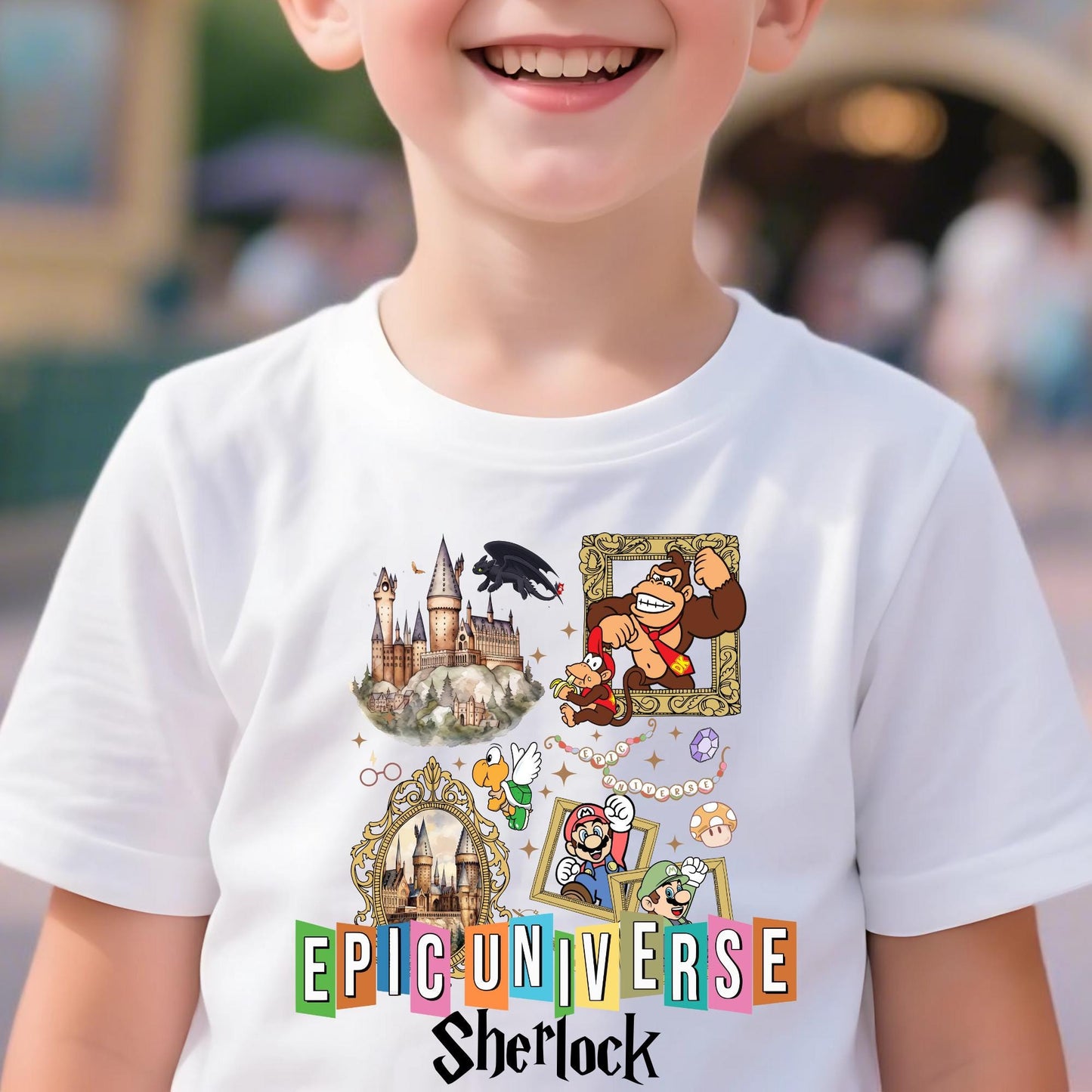 Epic Universe Family Shirts, Custom Epic Universe Shirt, Retro Universal Epic Universe Matching Shirts, Baby Bodysuit, Epic Universe Shirts
