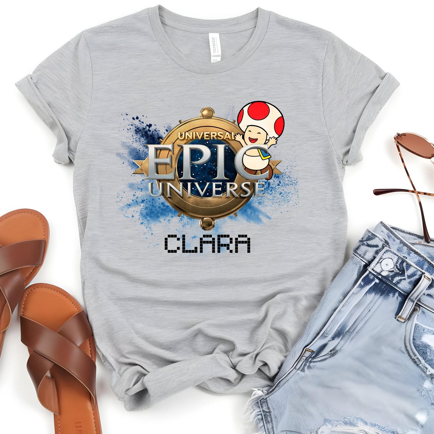 Epic Universe Family Matching Shirts, Custom Toad Shirt, Baby Bodysuit, Personalized Epic Universe Shirt