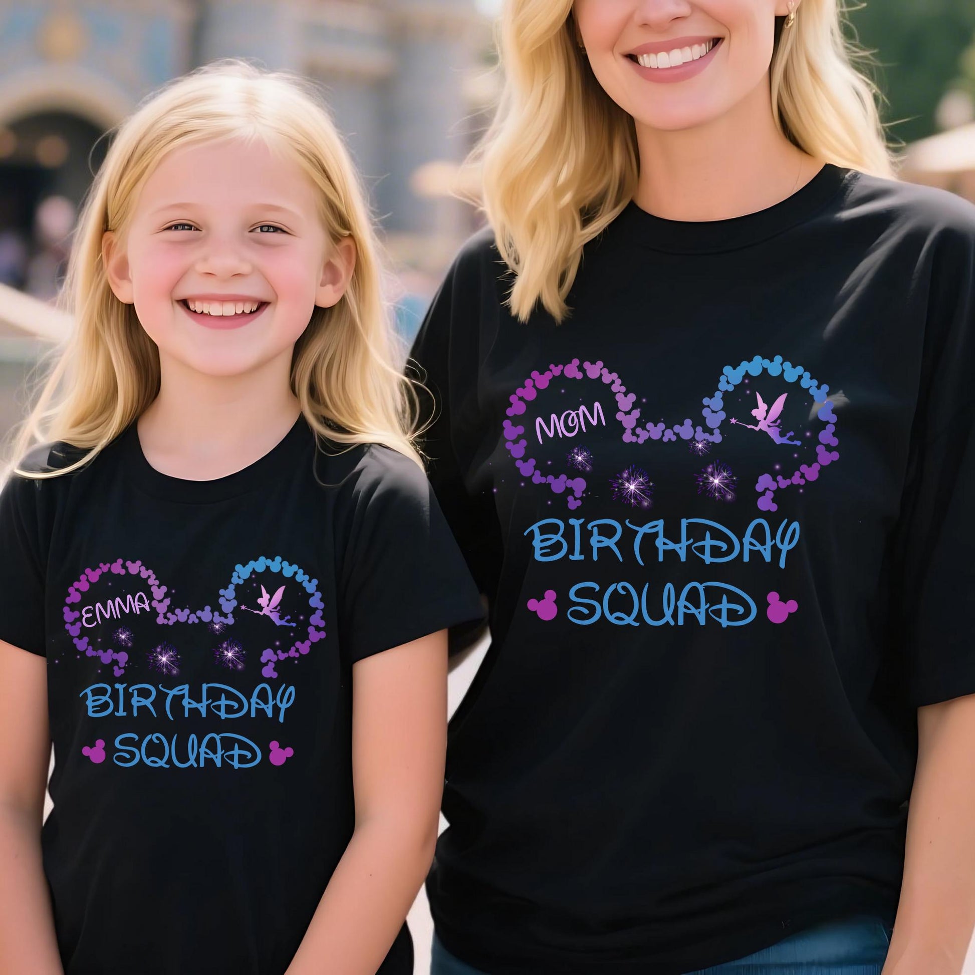 Custom Disney Family Birthday Squad Shirt, Disney Birthday Girl Shirt, Disney Birthday Boy Shirt, Disney Trip Shirt, Mickey Minnie Shirt