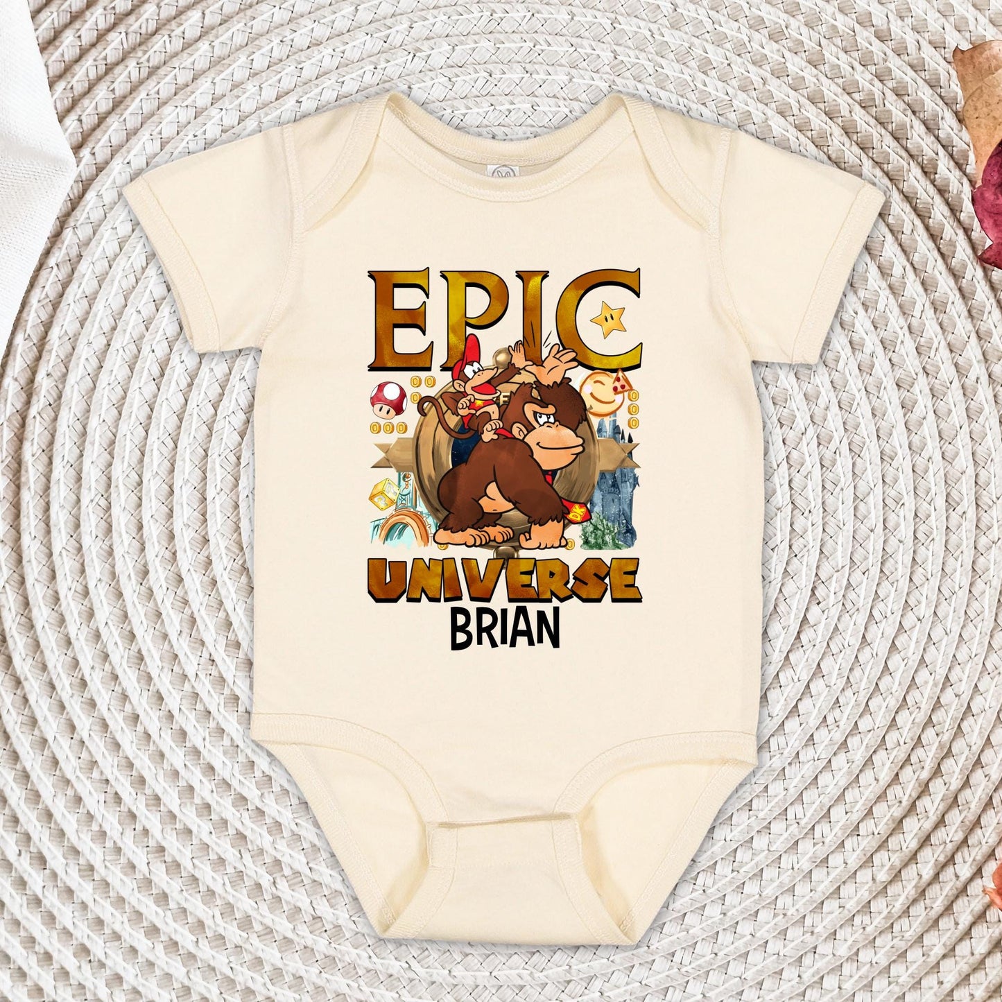 Epic Family Vacation 2025 Shirt, Custom Super Mario Epic Universe Shirt, Mario Luigi Princess Peach Epic Universe Family Shirt