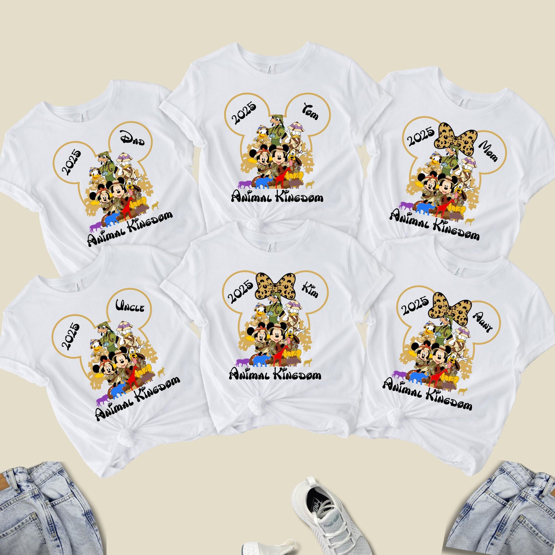Custom Disney Animal Kingdom Shirts, Safari Family Matching Shirts, Disney Trip Shirts, Disney Birthday Shirt, Disneyworld Shirt