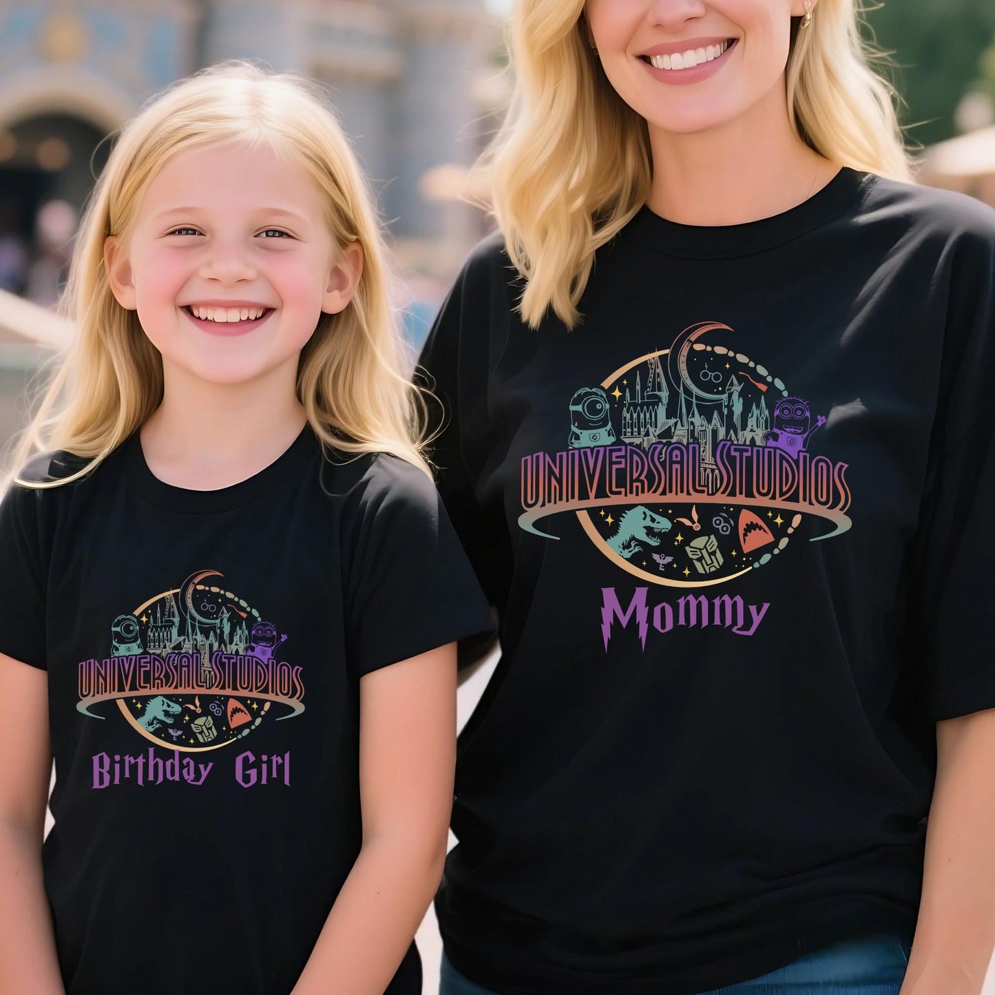 Custom Universal Studios Family Birthday Shirt: Soft Cotton Blend