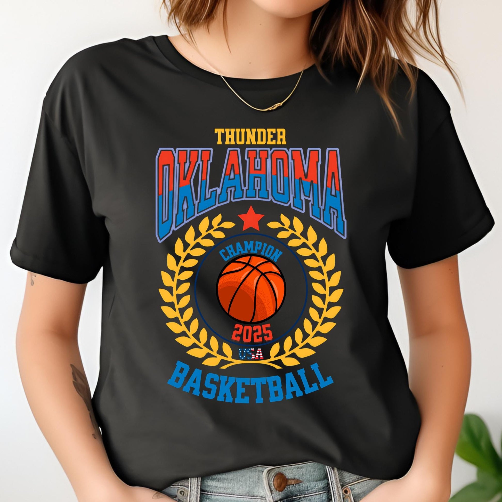 Vintage Oklahoma Basketball T-Shirt: Retro Thunder Fan Gear