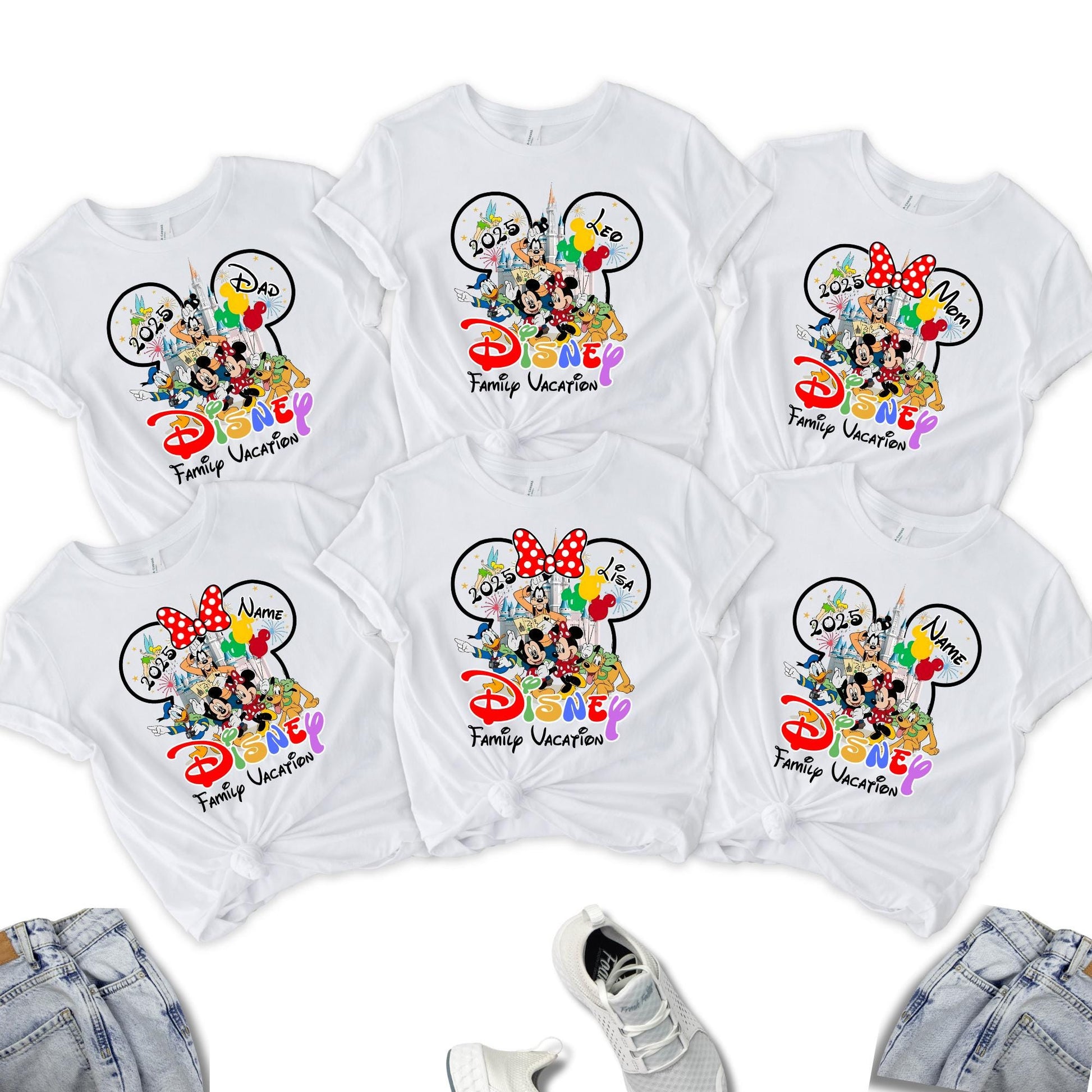 Custom Disney Trip Shirts, Disney Family Matching Shirts, Disneyworld Shirts, Disney Vacation T-shirt, Disney Couple Shirt,  Disney Trip Tee