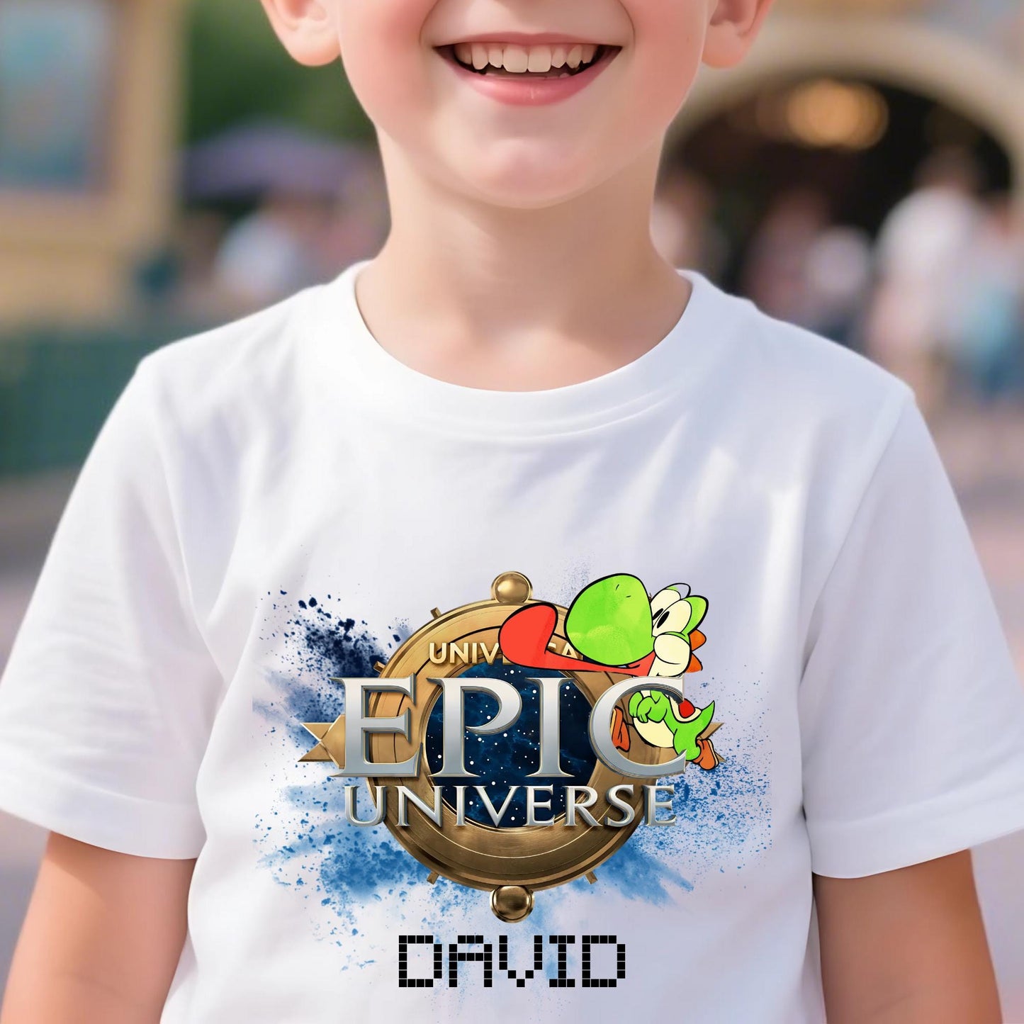 Custom Yoshi Epic Universe Family Matching Shirts, Baby Bodysuit, Personalized Epic Universe Shirt, Mario Friends Shirt