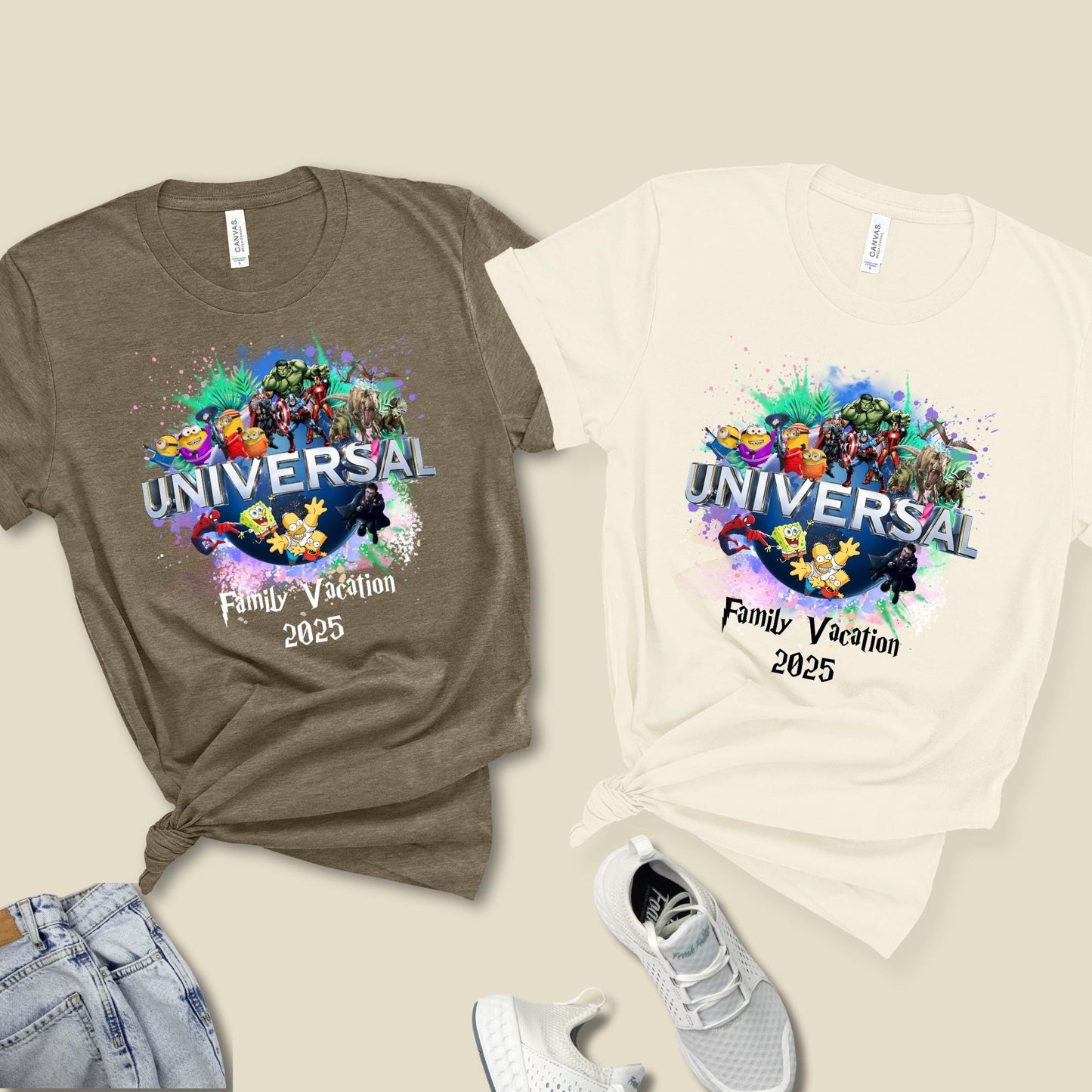 Universal Studios Shirt, Family Vacation 2025 Shirt, Universal Studios Family Trip Shirt, Disney Family Shirt, Family Vacation Shirts