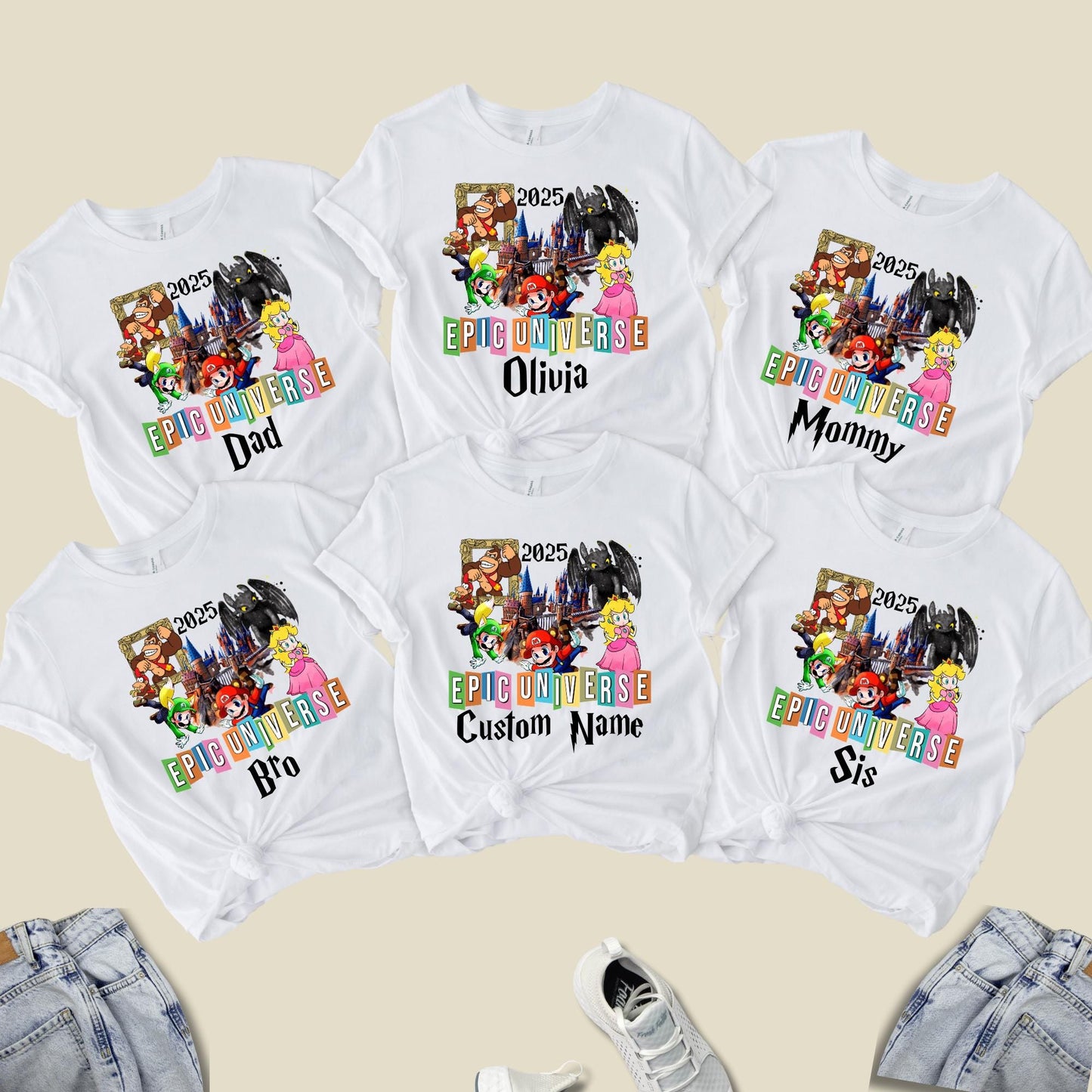 Epic Universe Family Matching Shirts, Custom Epic Universe Shirt, Baby Bodysuit, Epic Universe Shirts, Vacation Shirt, Birthday Gift