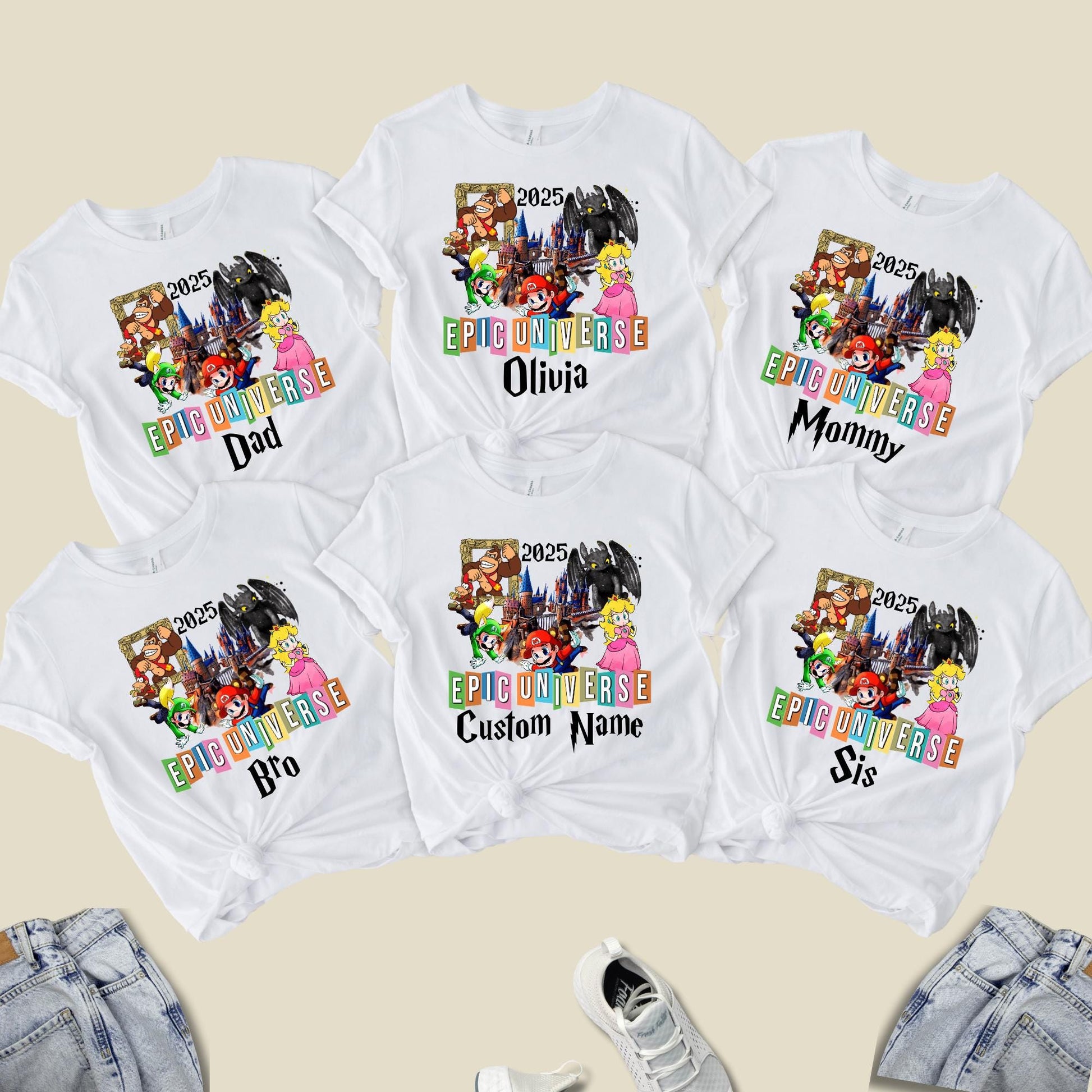 Epic Universe Family Matching Shirts, Custom Epic Universe Shirt, Baby Bodysuit, Epic Universe Shirts, Vacation Shirt, Birthday Gift