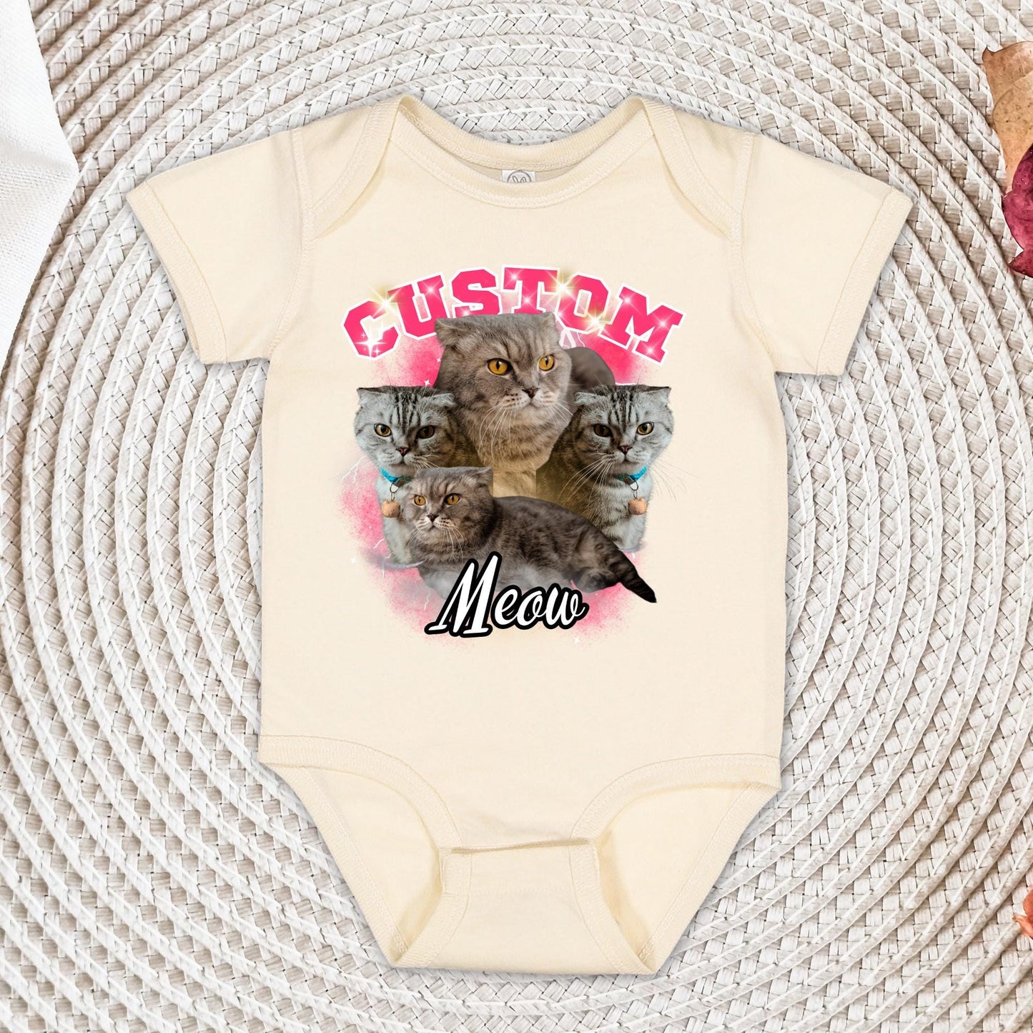 Custom Vintage Bootleg Pet Shirt: Personalized Cat Portrait 90's Tee
