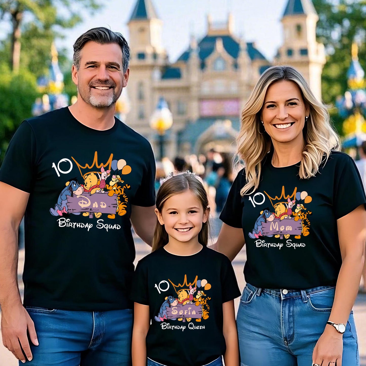 Personalized Disney Winnie The Pooh Birthday Shirt, Baby Bodysuit, Pooh 1st Birthday King Shirt, Magic Kingdom Bday Tee, Pooh Birthday Boy
