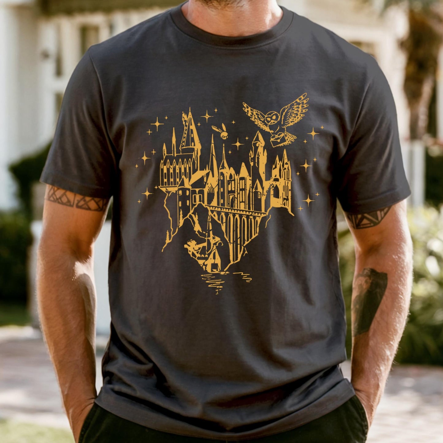 Comfort Colors Wizard Castle Shirt, Wizard School Shirt, Magical Castle Shirt, Wizard Castle Shirt, Magic Shirt, Magic Lover T-Shirt