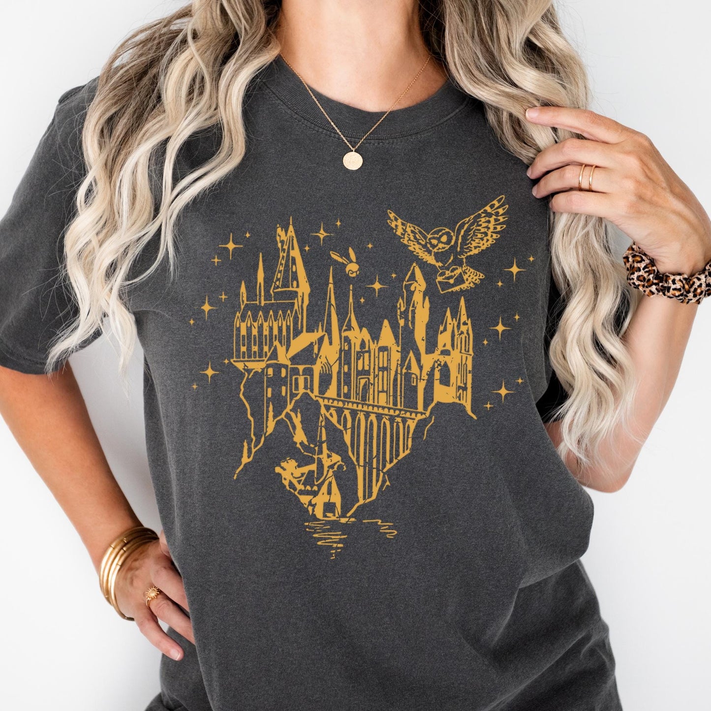 Comfort Colors Wizard Castle Shirt, Wizard School Shirt, Magical Castle Shirt, Wizard Castle Shirt, Magic Shirt, Magic Lover T-Shirt