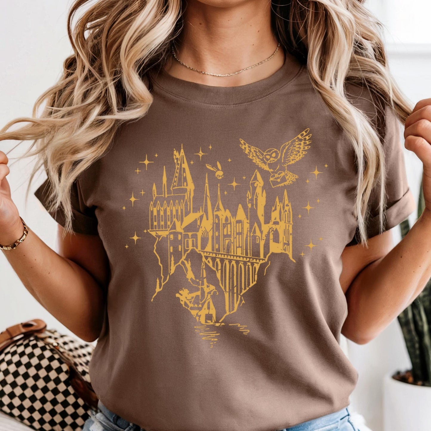Comfort Colors Wizard Castle Shirt, Wizard School Shirt, Magical Castle Shirt, Wizard Castle Shirt, Magic Shirt, Magic Lover T-Shirt