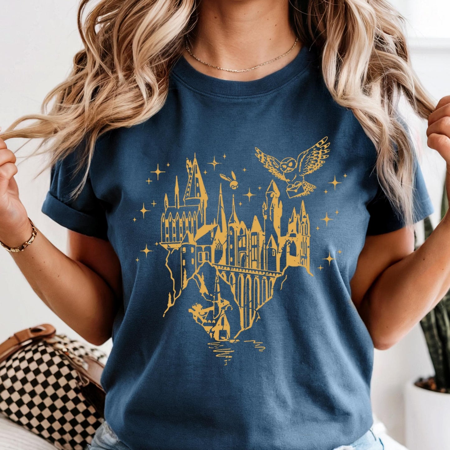 Comfort Colors Wizard Castle Shirt, Wizard School Shirt, Magical Castle Shirt, Wizard Castle Shirt, Magic Shirt, Magic Lover T-Shirt