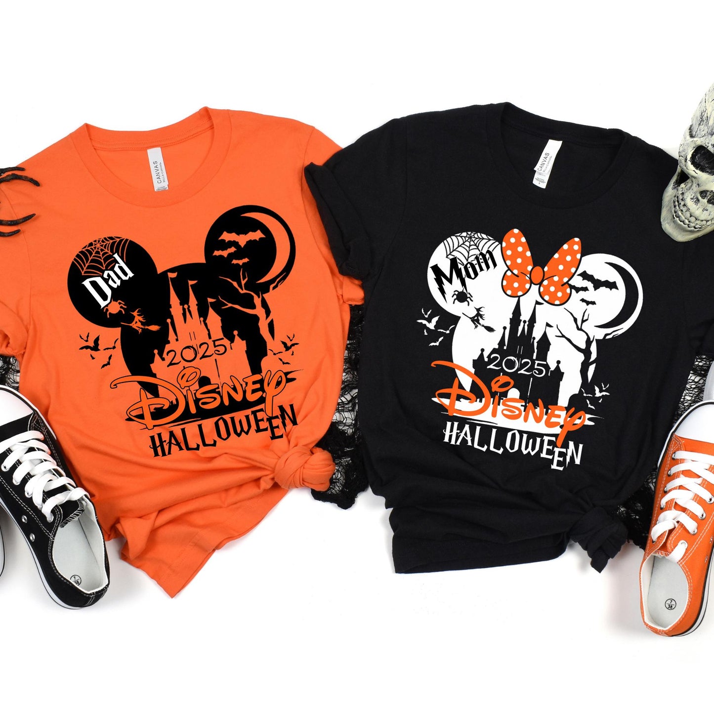 2025 Disney Halloween Custom Shirt, Disney Shirt, Halloween Matching Shirts, Personalized Disney Family Tee, Halloween Tee, Disneyland Shirt
