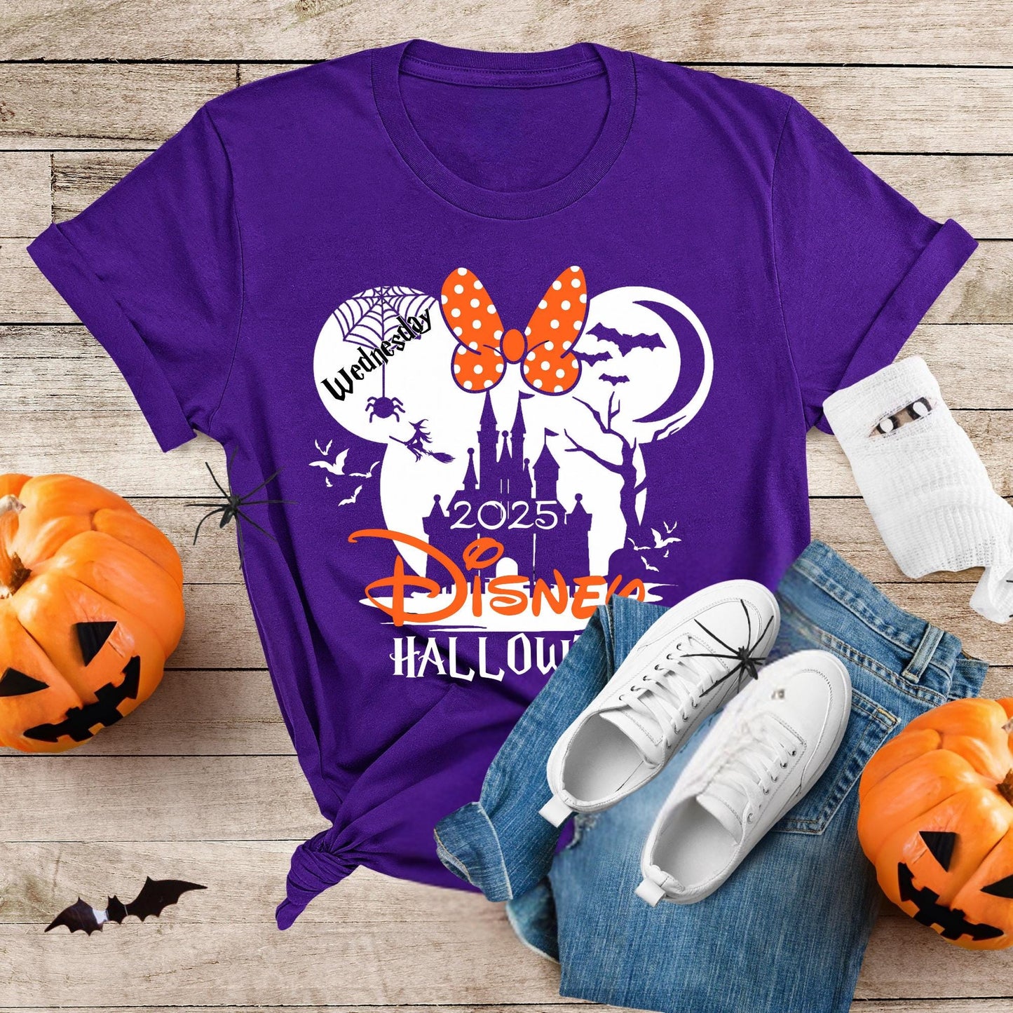 2025 Disney Halloween Custom Shirt, Disney Shirt, Halloween Matching Shirts, Personalized Disney Family Tee, Halloween Tee, Disneyland Shirt