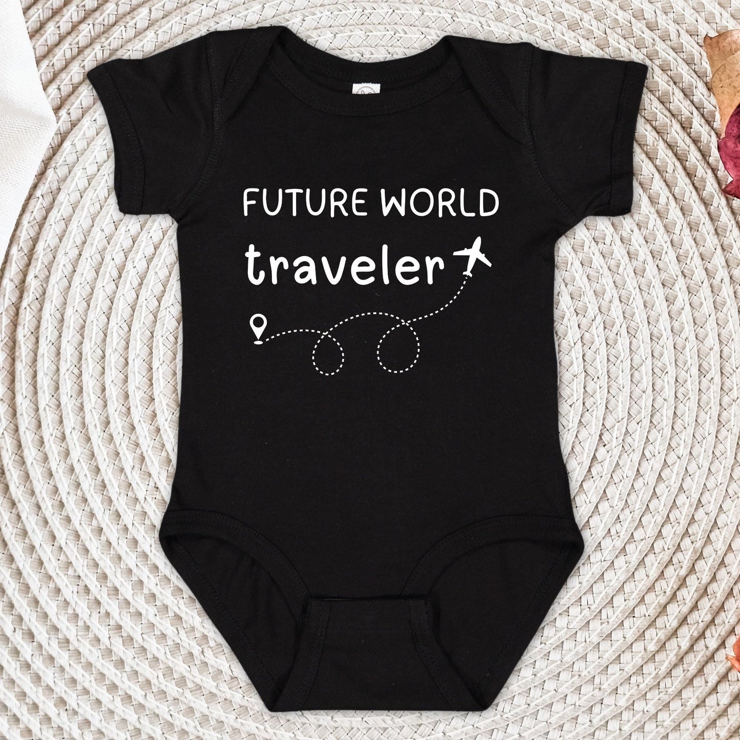 Future World Traveler Onesie®, Baby Announcement Gift, Traveler Toddler Shirt | Baby Bodysuit, Cute Natural Pregnancy Reveal Baby Suit