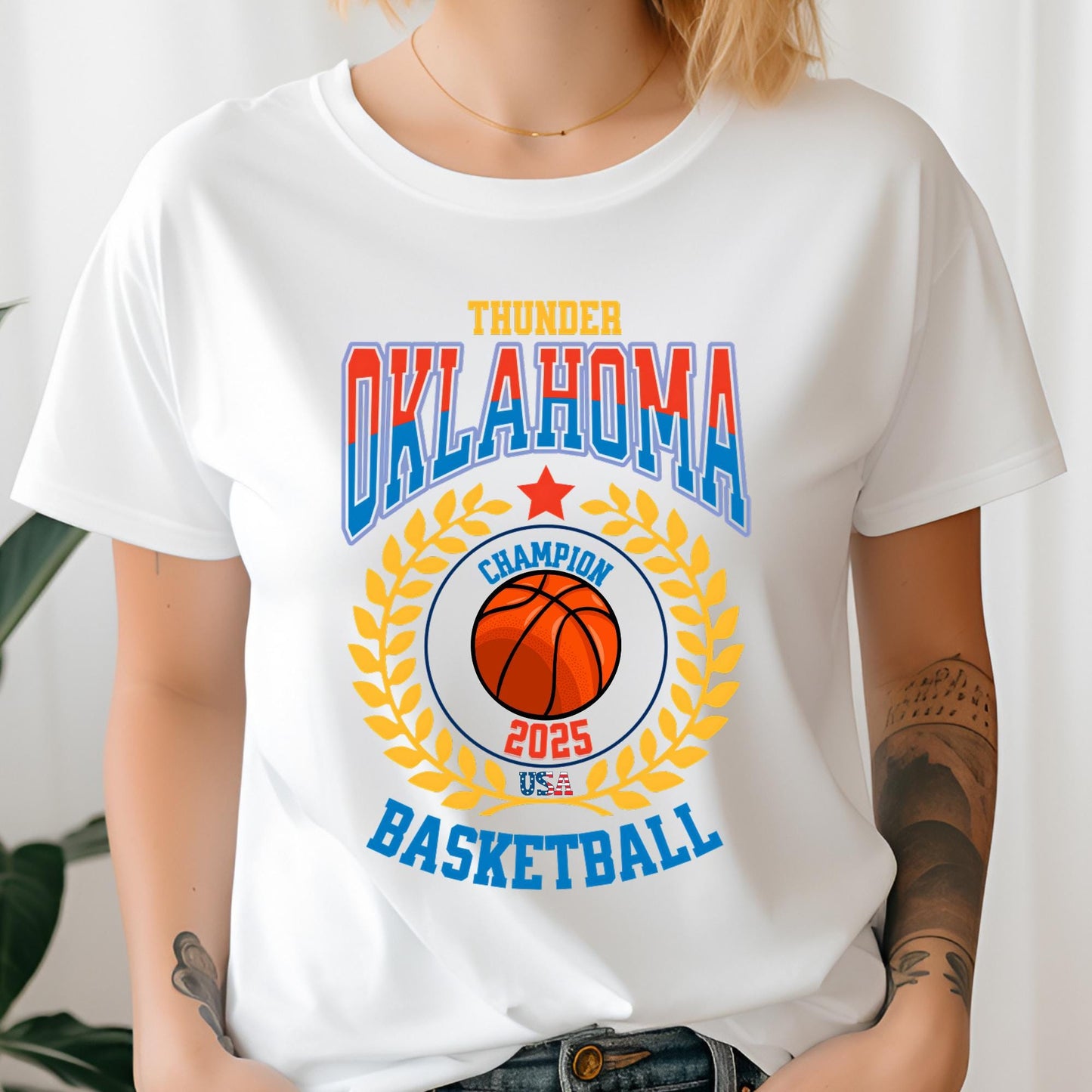 Vintage Oklahoma Basketball T-Shirt: Retro Thunder Fan Gear