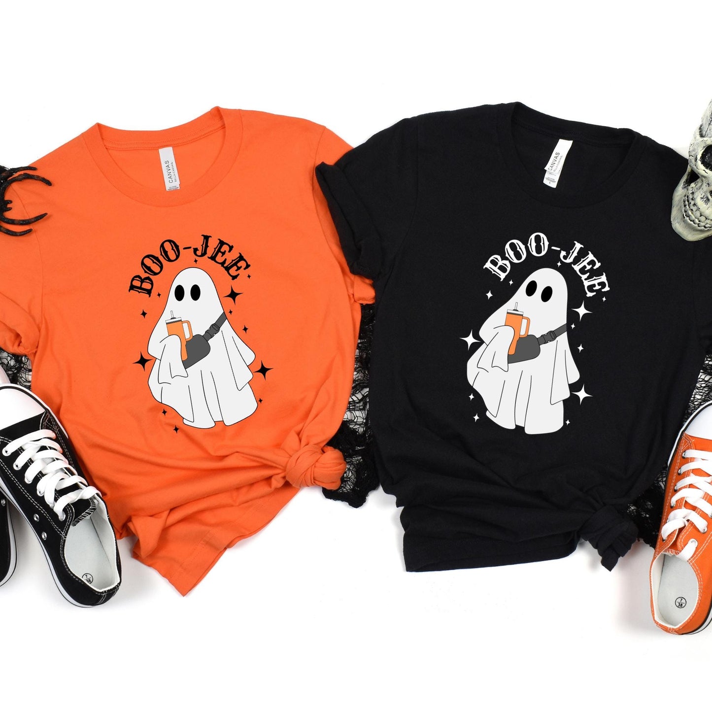 Boo Jee Ghost T-Shirt: Spooky Season Halloween Tee