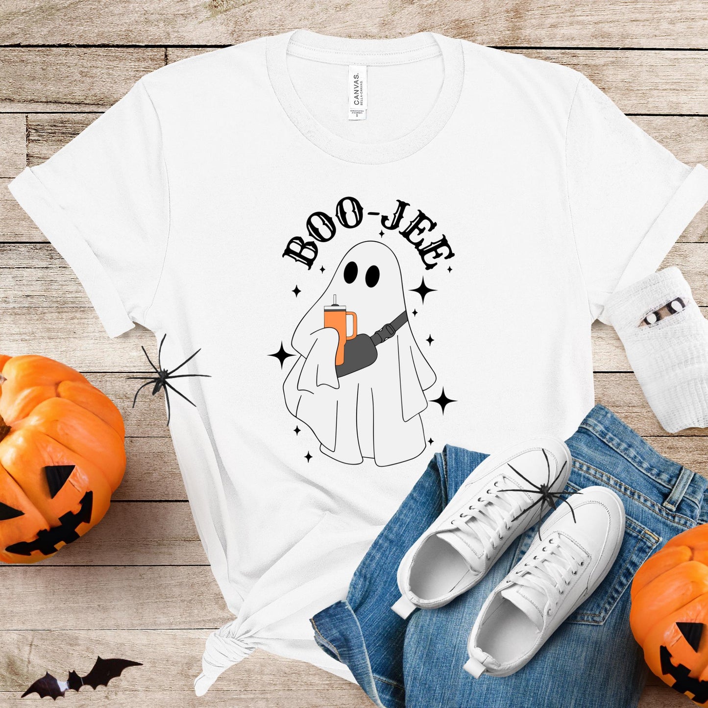 Boo Jee Ghost T-Shirt: Spooky Season Halloween Tee