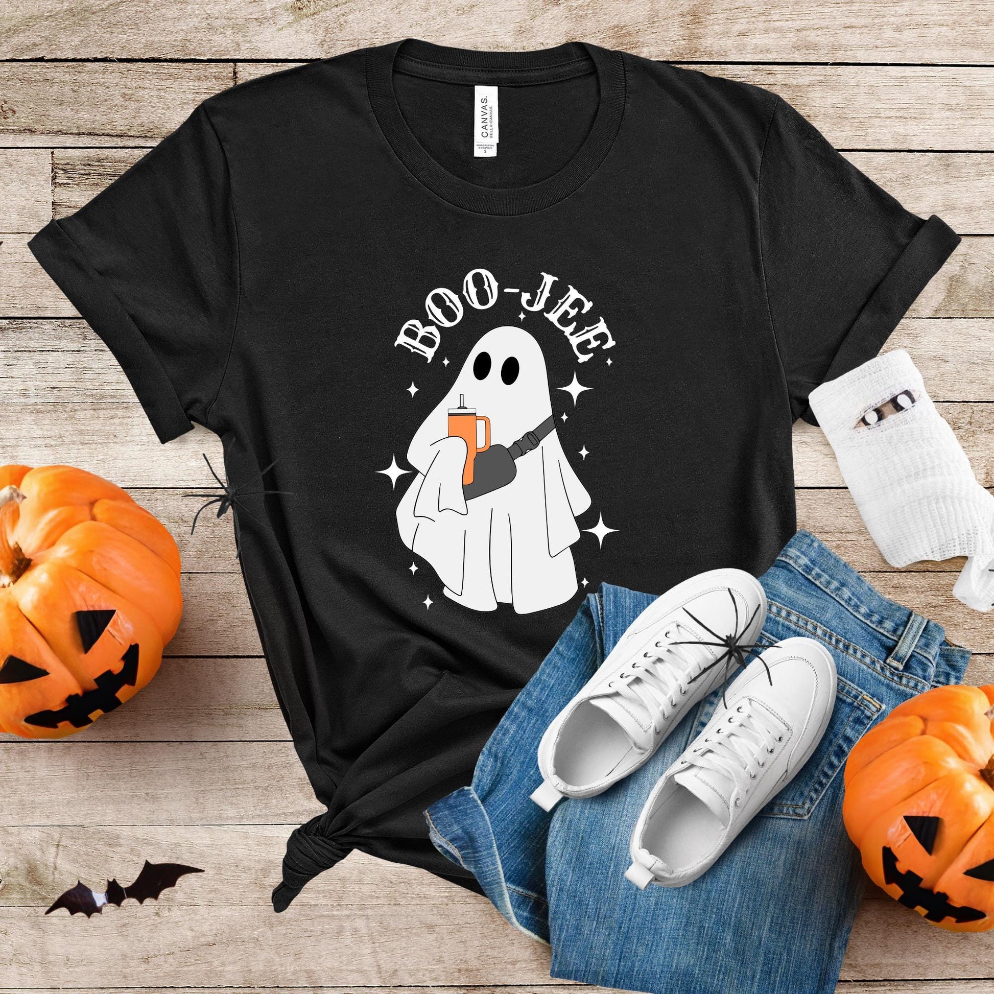 Boo Jee Ghost T-Shirt: Spooky Season Halloween Tee