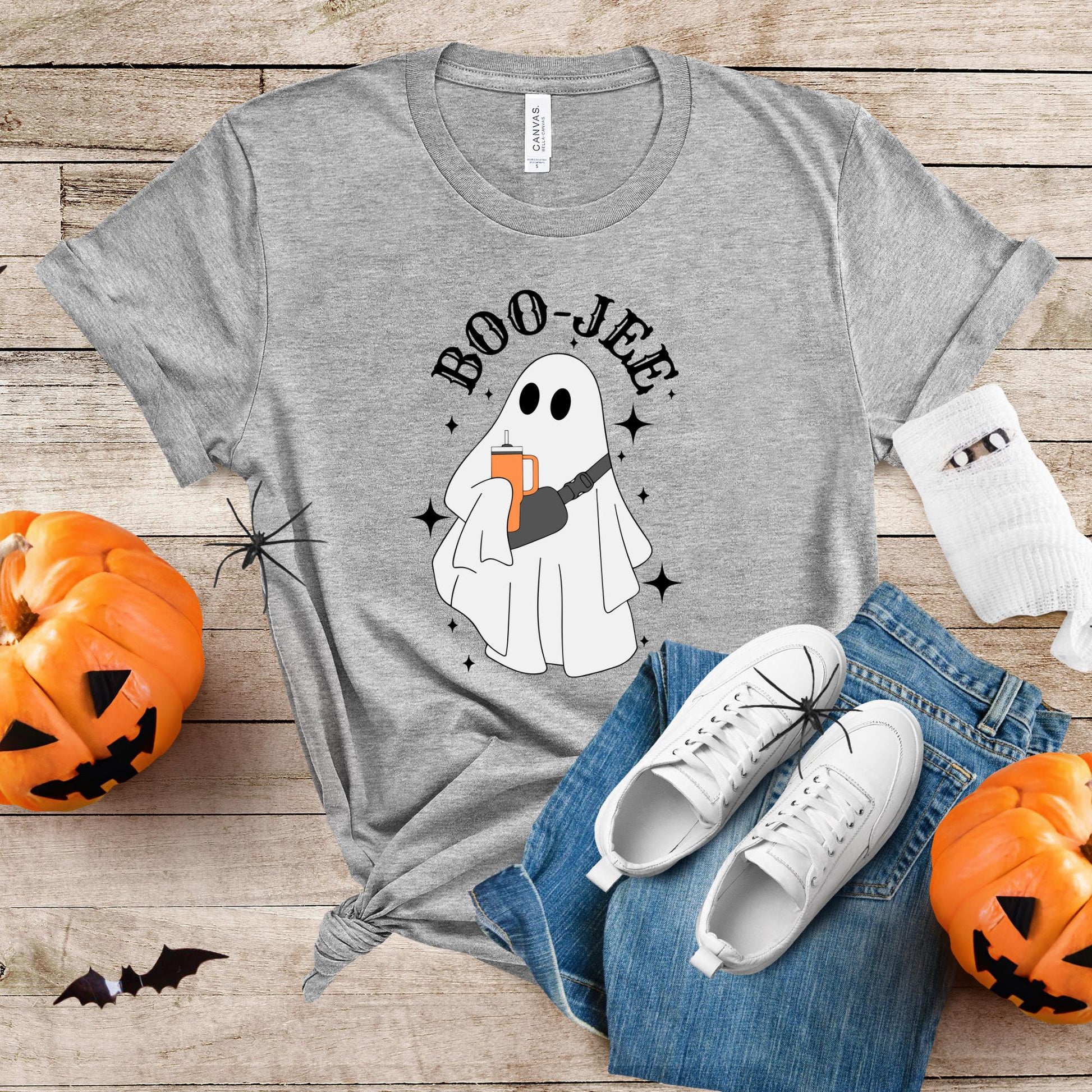 Boo Jee Ghost T-Shirt: Spooky Season Halloween Tee