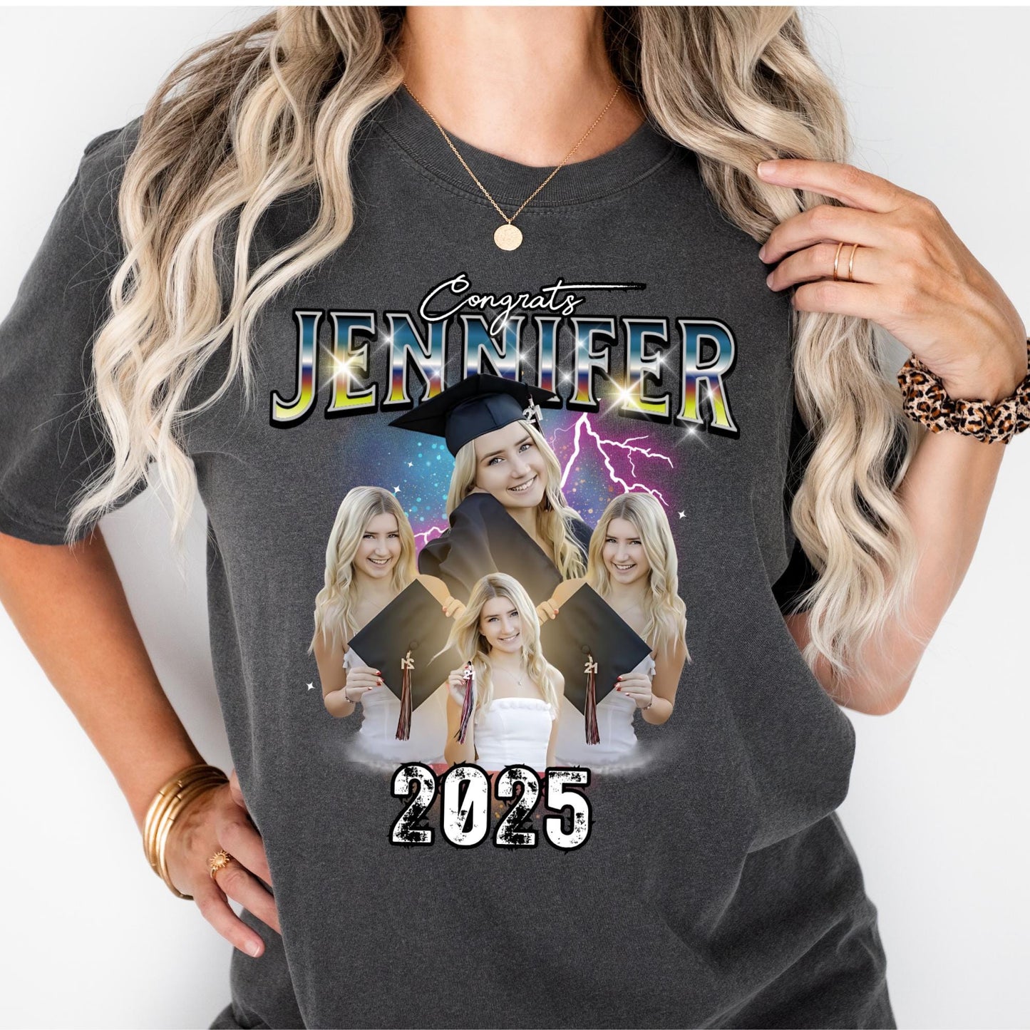 Custom Comfort Colors Girlfriend Shirt: Personalized Photo Gift