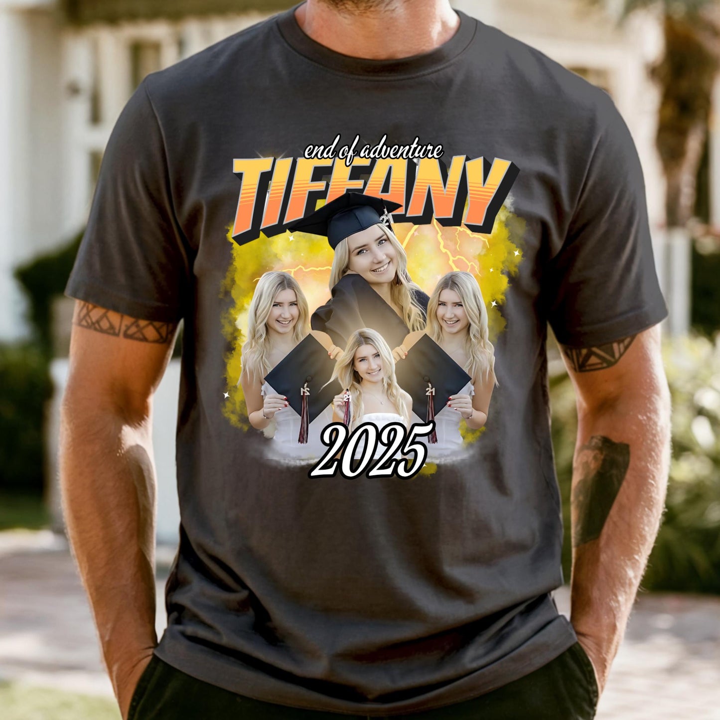 Custom Comfort Colors Girlfriend Shirt: Personalized Photo Gift