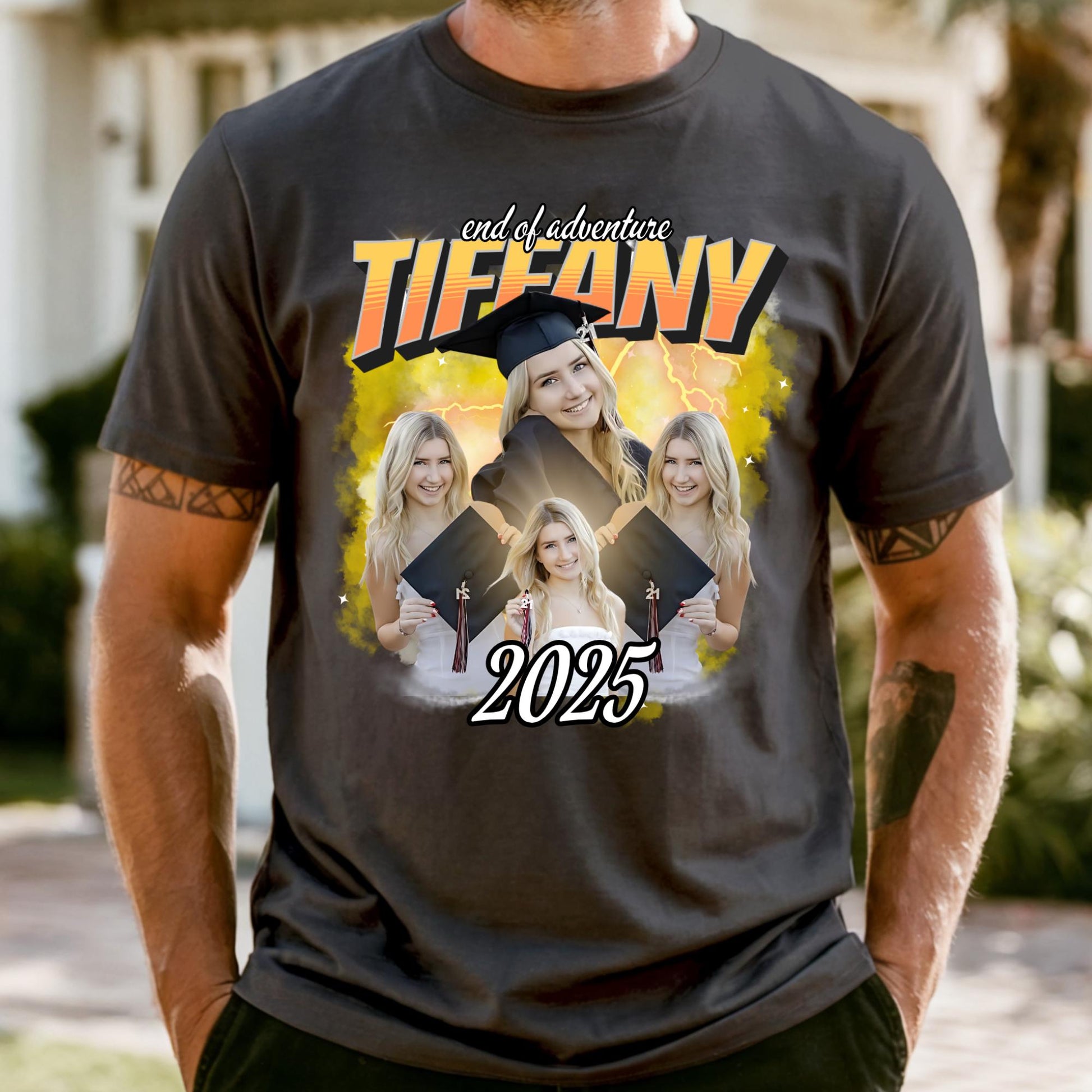 Custom Comfort Colors Girlfriend Shirt: Personalized Photo Gift